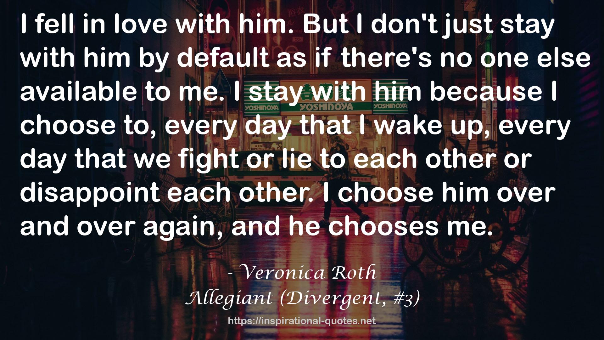 Allegiant (Divergent, #3) QUOTES
