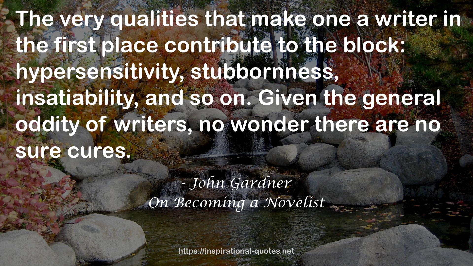 one a writer  QUOTES
