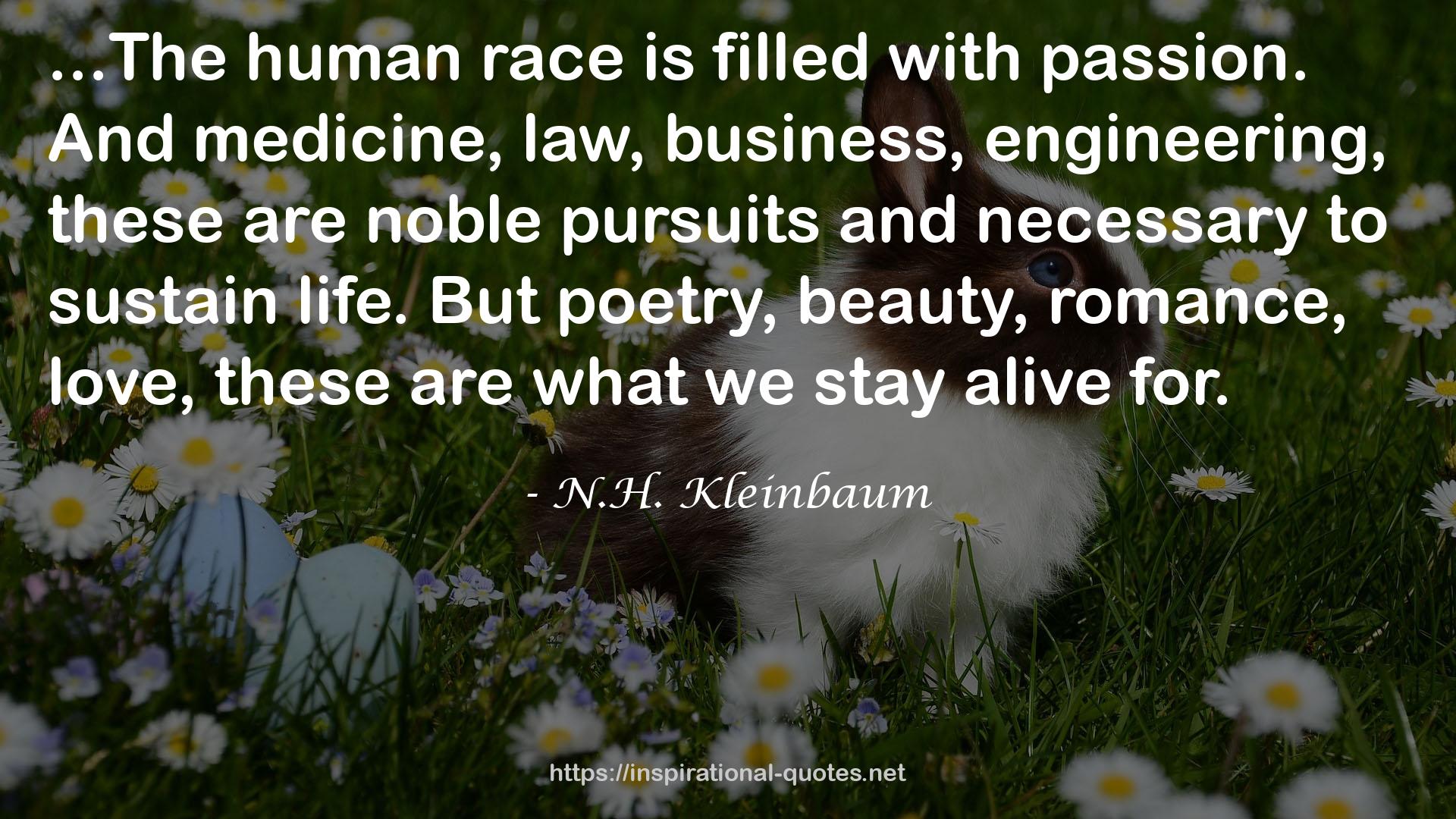 N.H. Kleinbaum QUOTES