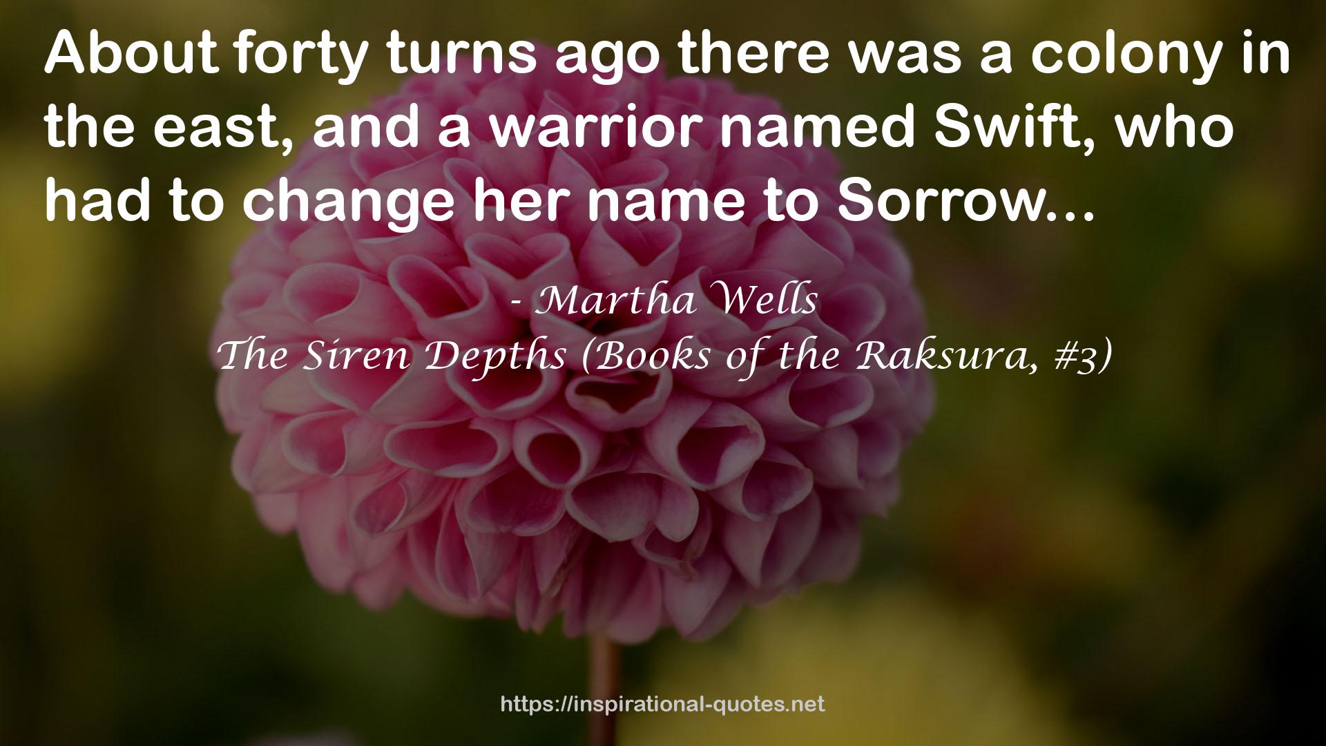 The Siren Depths (Books of the Raksura, #3) QUOTES