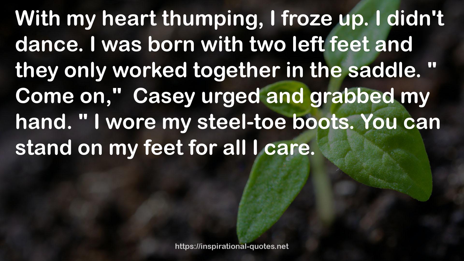 two left feet  QUOTES
