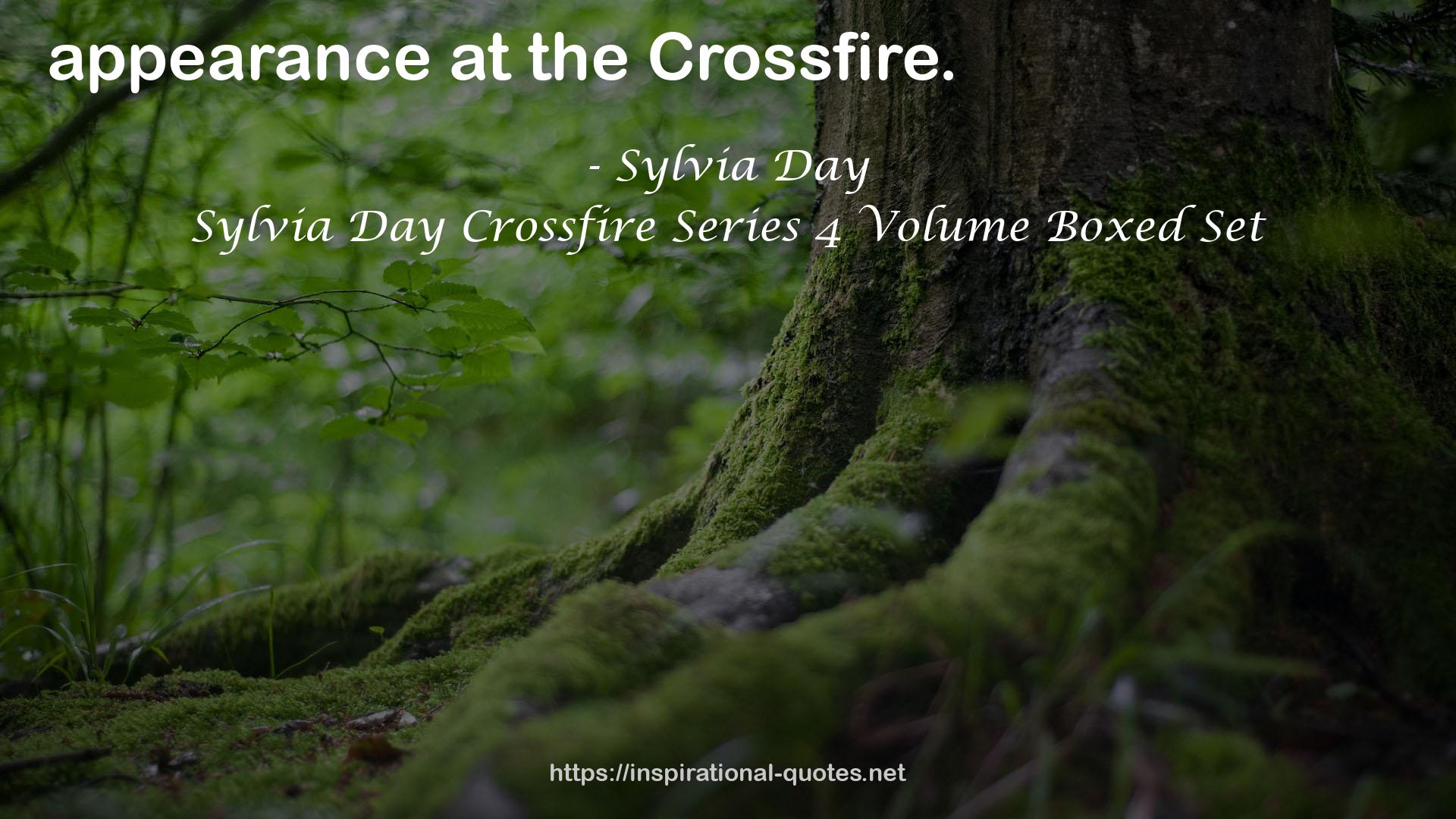 Sylvia Day Crossfire Series 4 Volume Boxed Set QUOTES