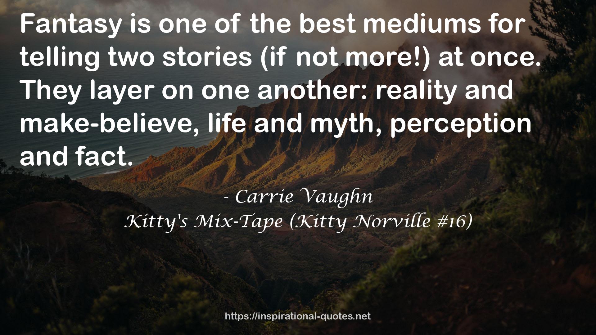 Kitty's Mix-Tape (Kitty Norville #16) QUOTES