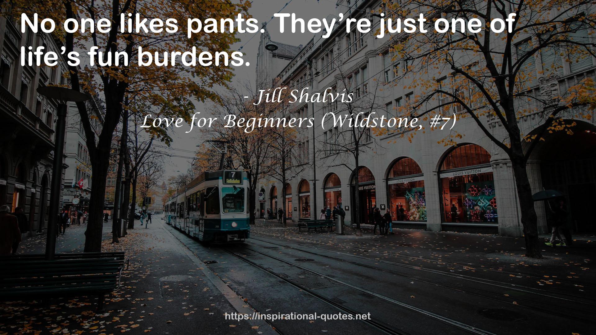 Love for Beginners (Wildstone, #7) QUOTES