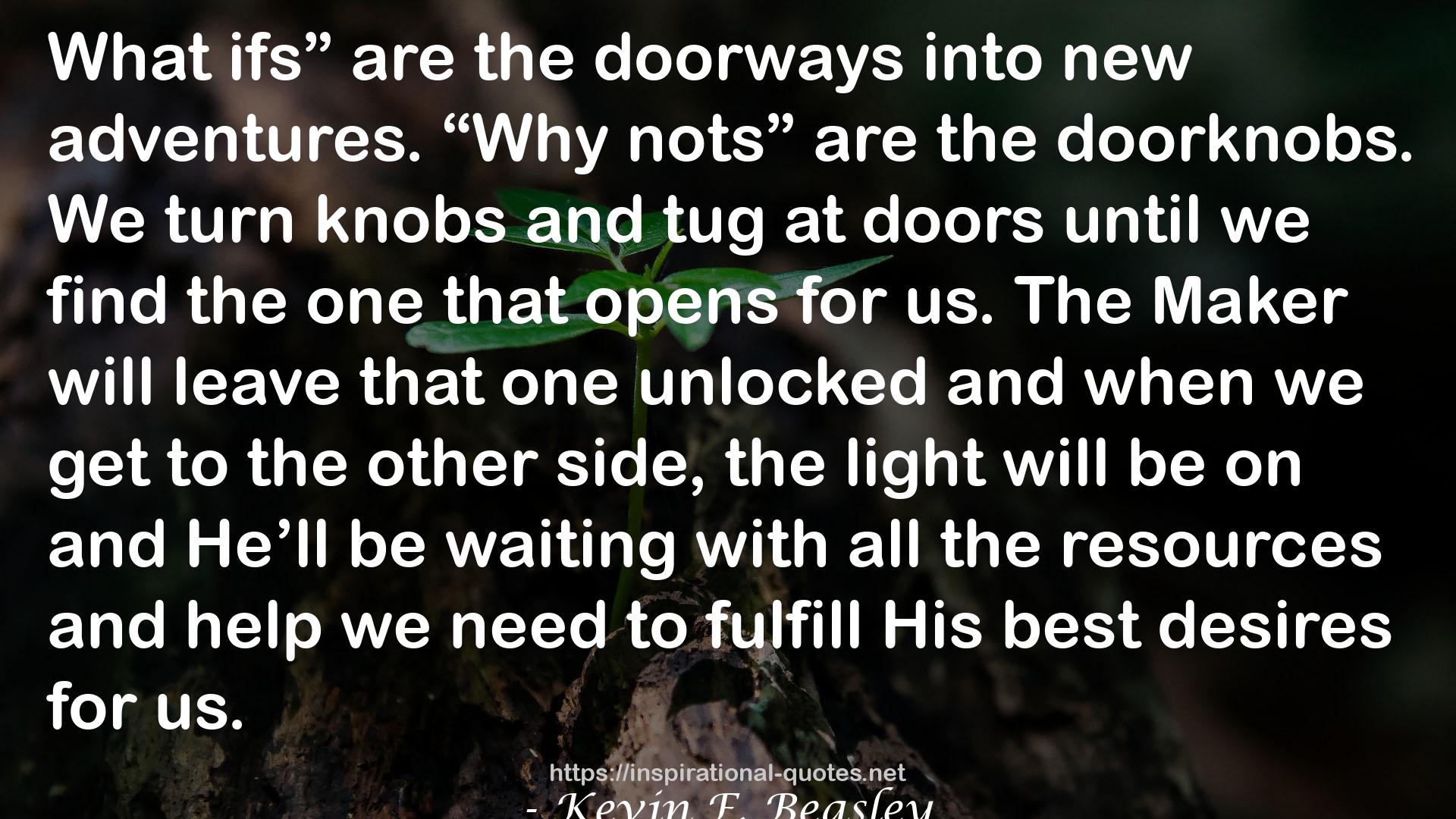 What If...Why Not? Through the Doors of Adventure QUOTES