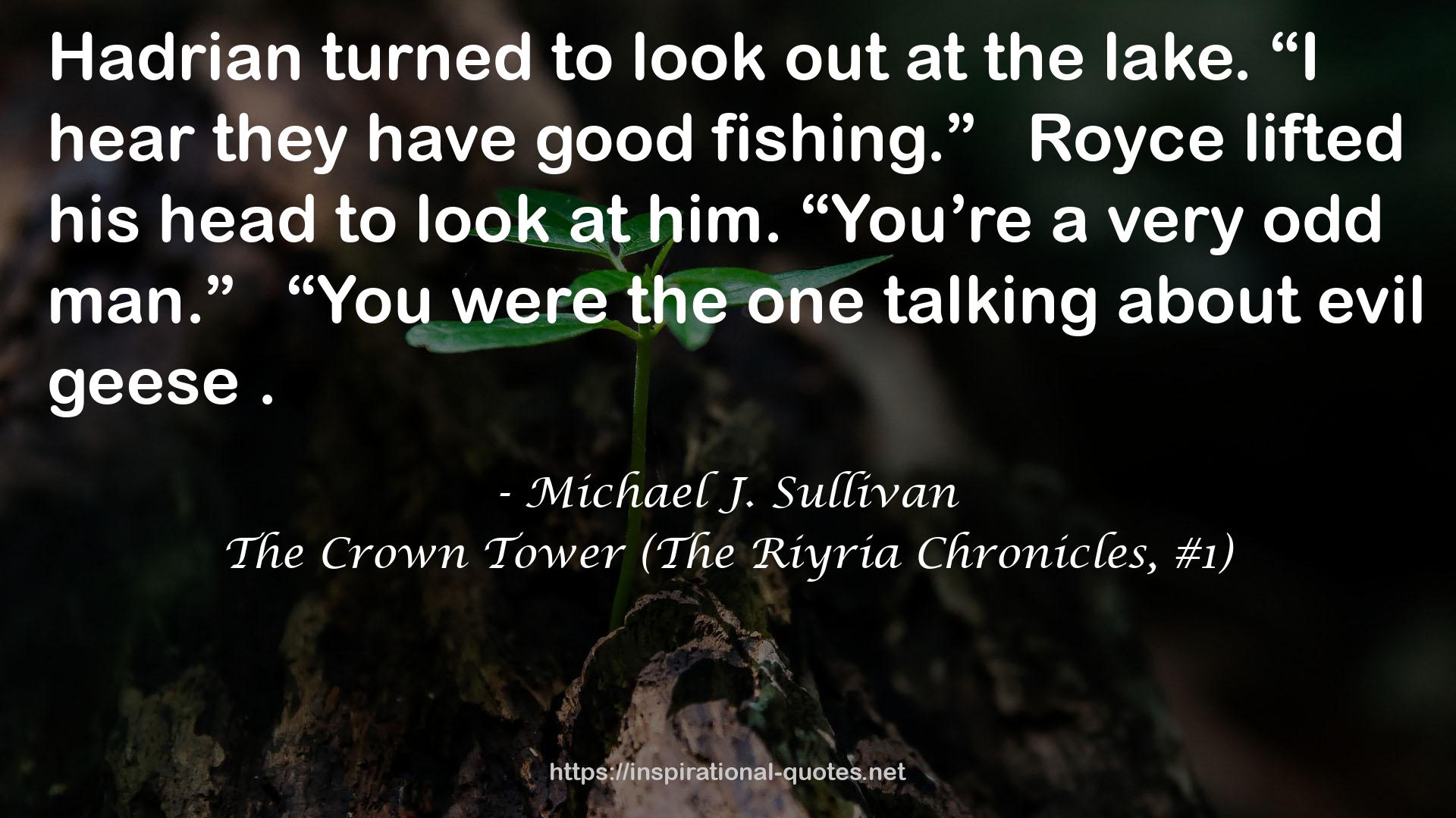 The Crown Tower (The Riyria Chronicles, #1) QUOTES