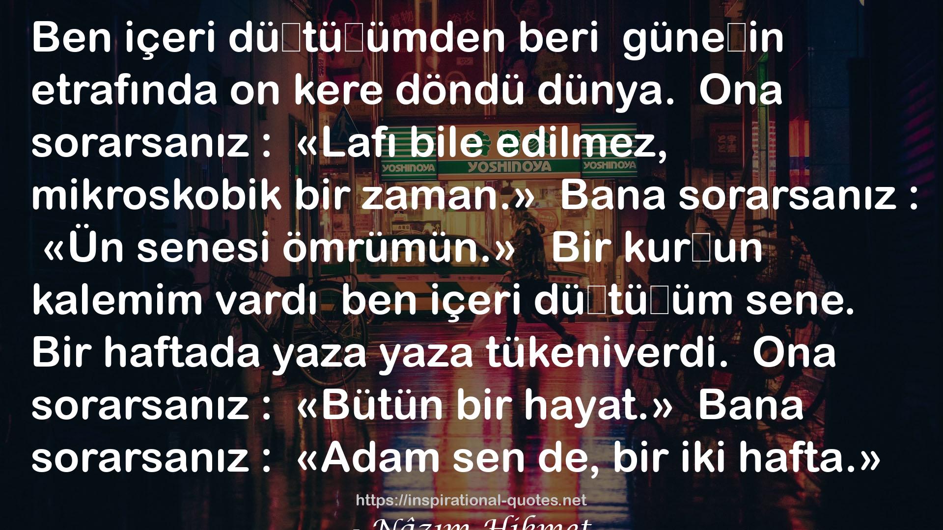 Şiirler 4 – Yatar Bursa Kalesinde QUOTES