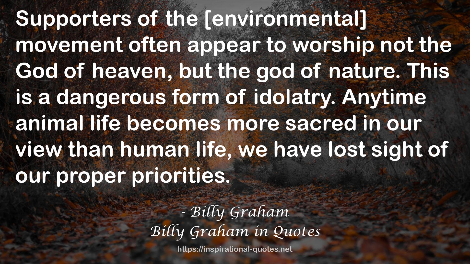 the [environmental] movement  QUOTES