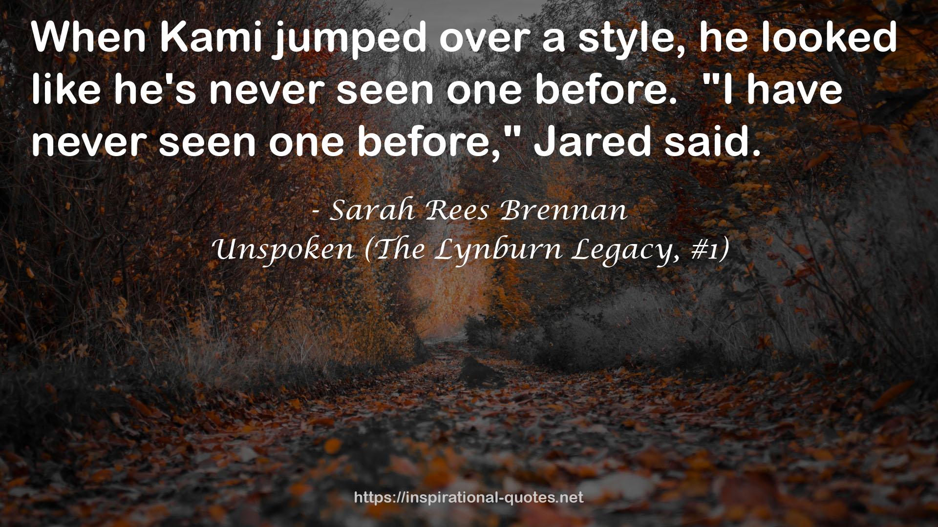 Unspoken (The Lynburn Legacy, #1) QUOTES