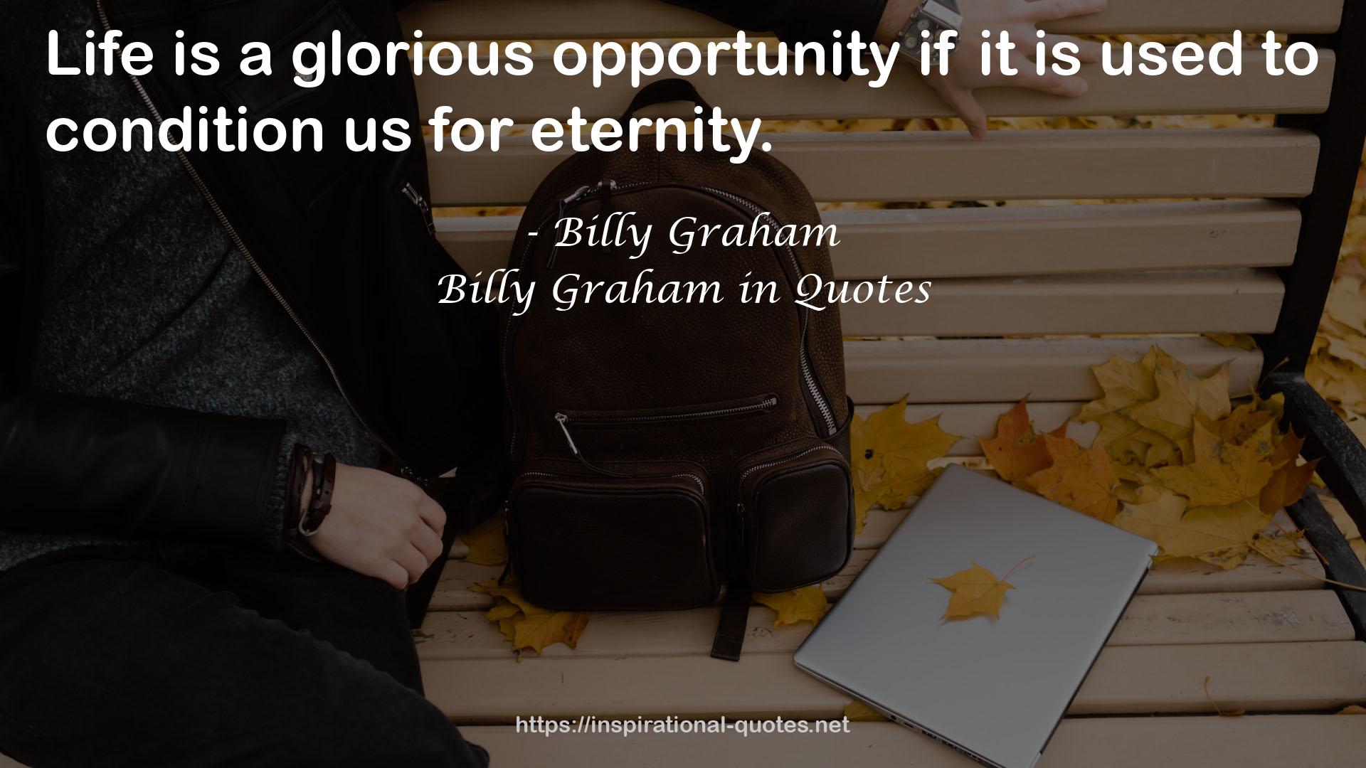 a glorious opportunity  QUOTES