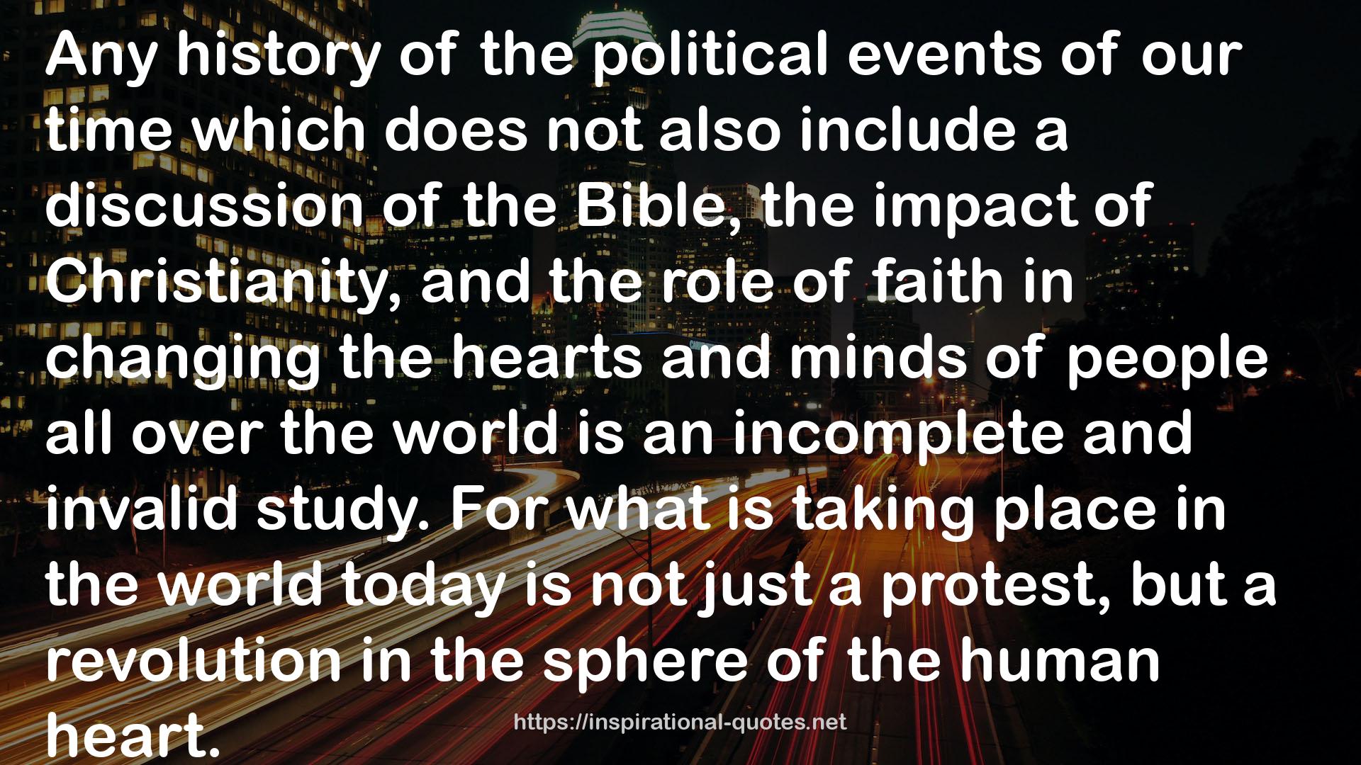 the political events  QUOTES