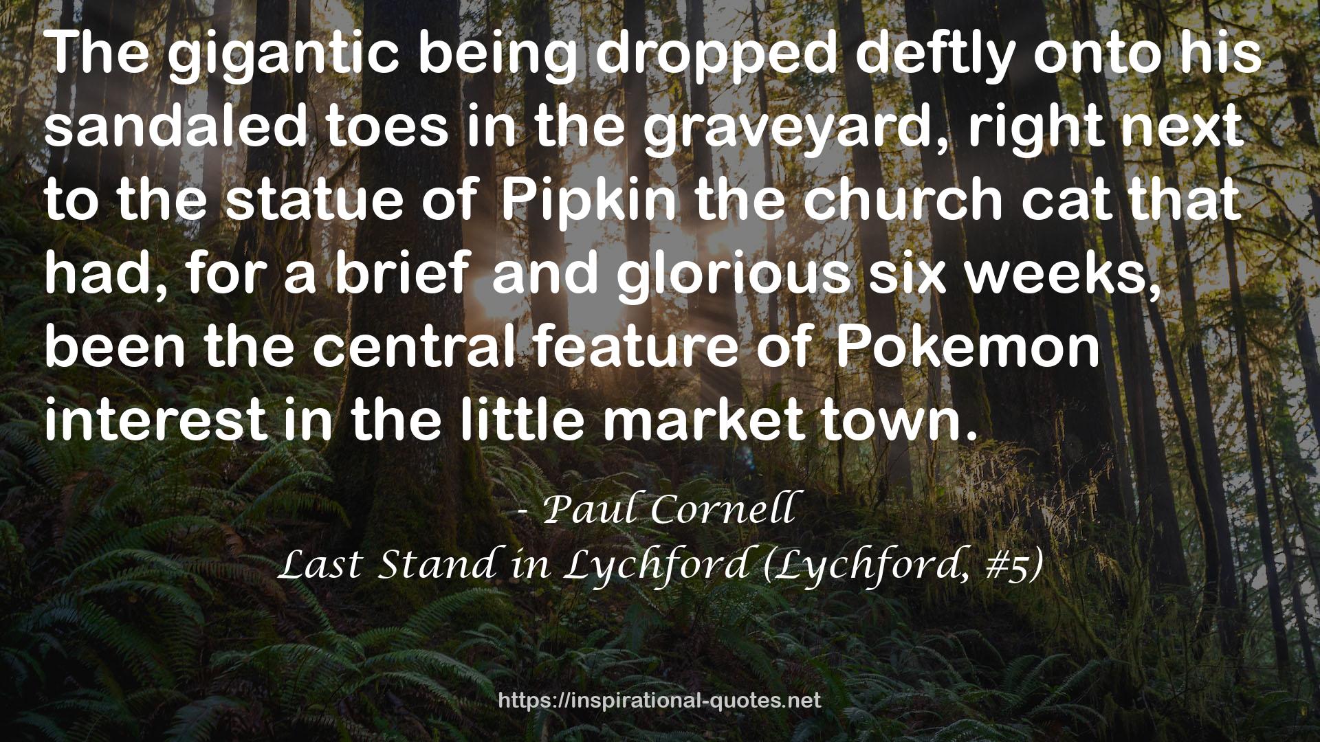 Last Stand in Lychford (Lychford, #5) QUOTES