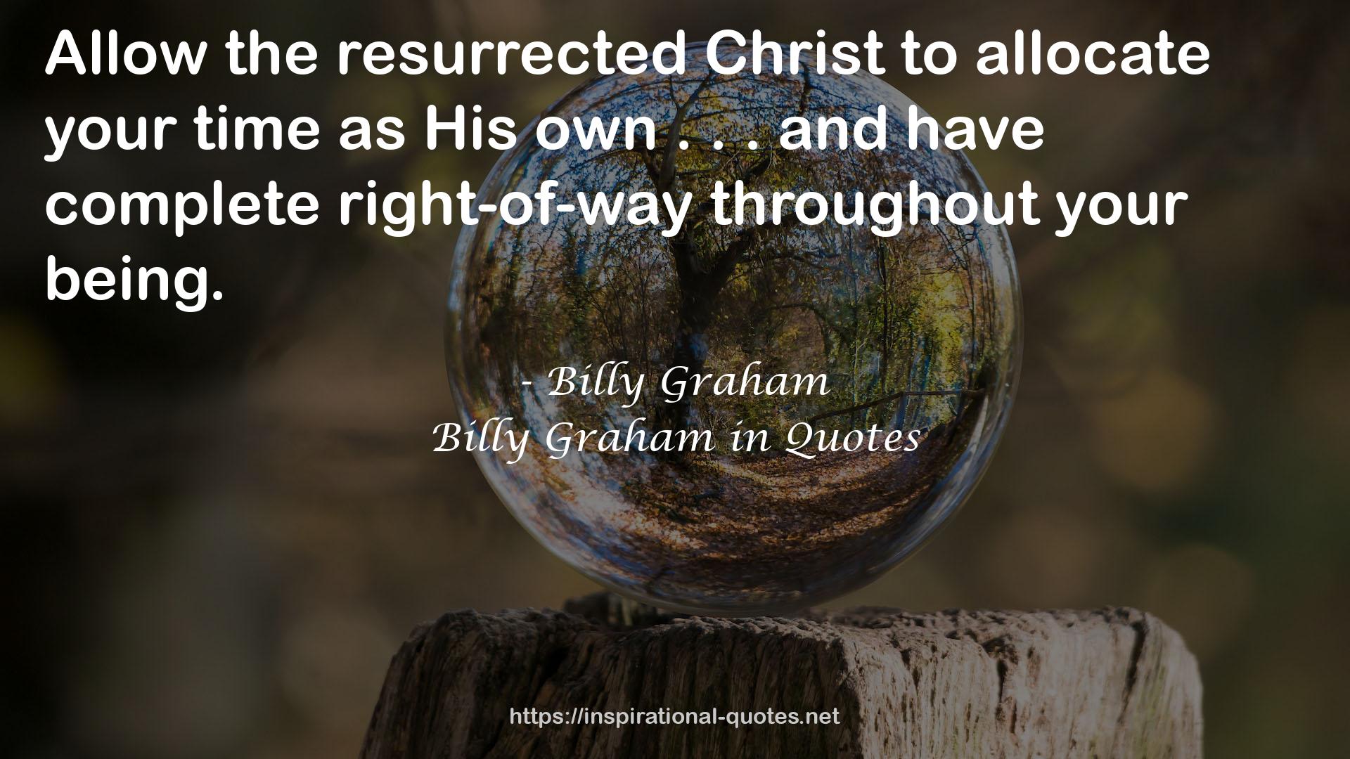 the resurrected Christ  QUOTES