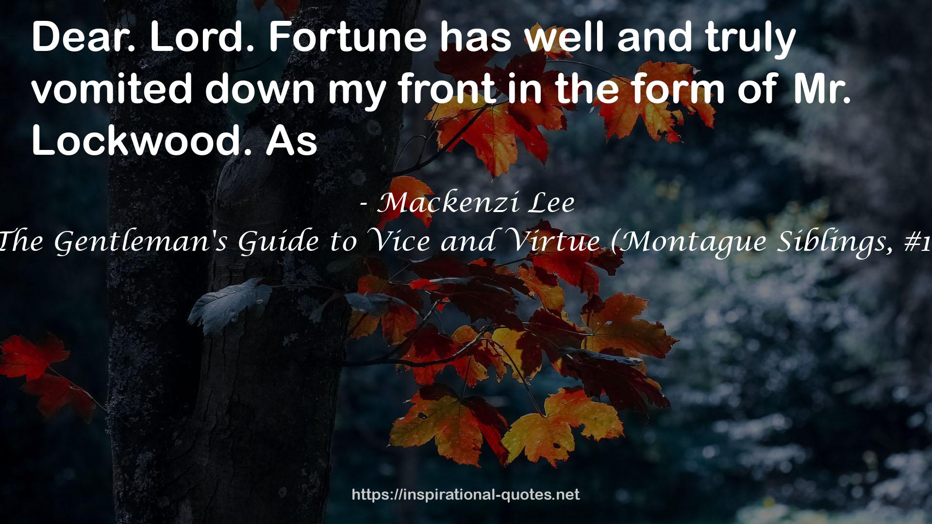 Mackenzi Lee QUOTES