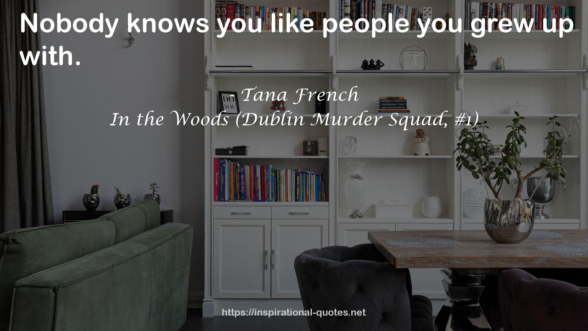 In the Woods (Dublin Murder Squad, #1) QUOTES