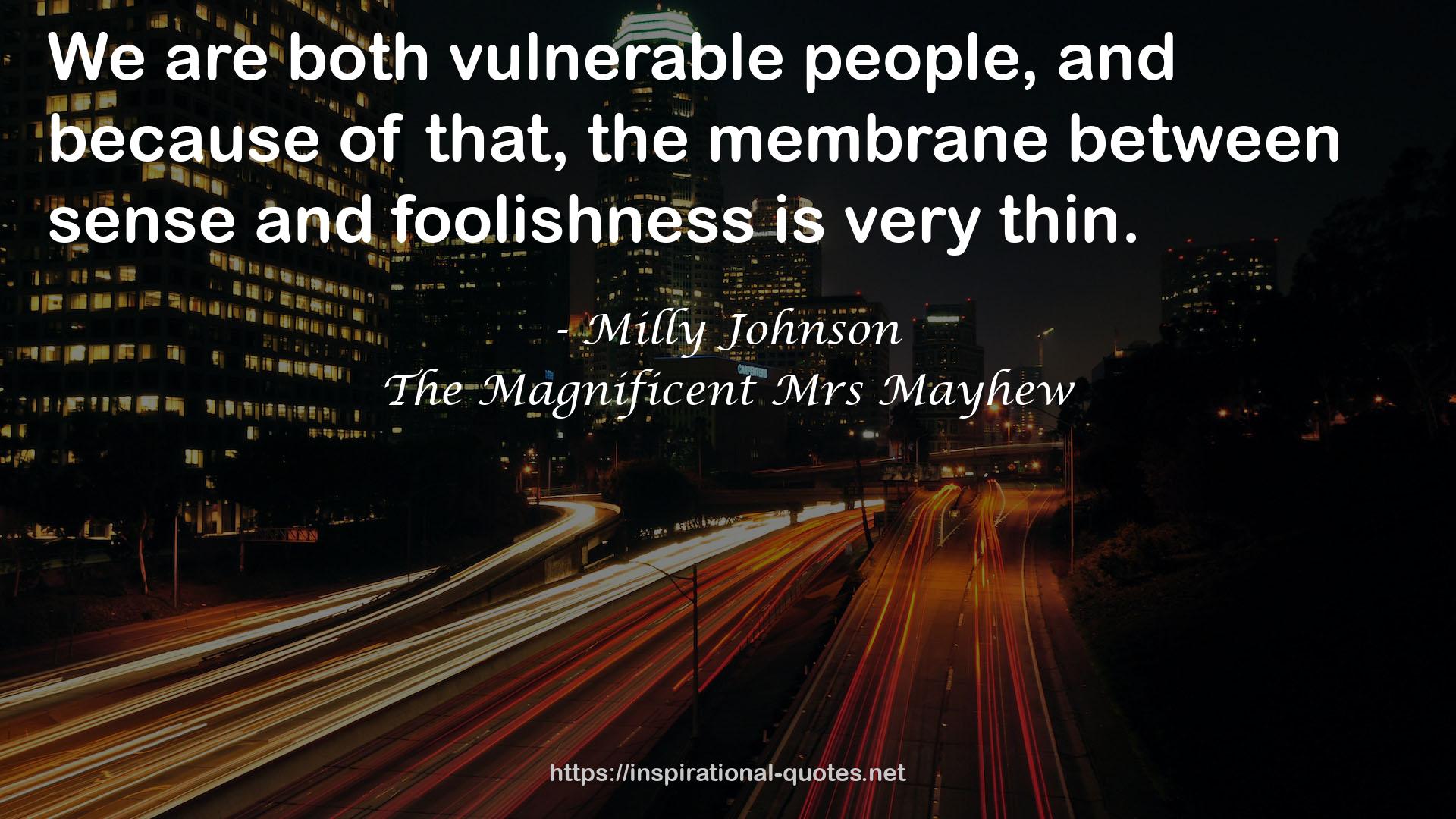 Milly Johnson QUOTES