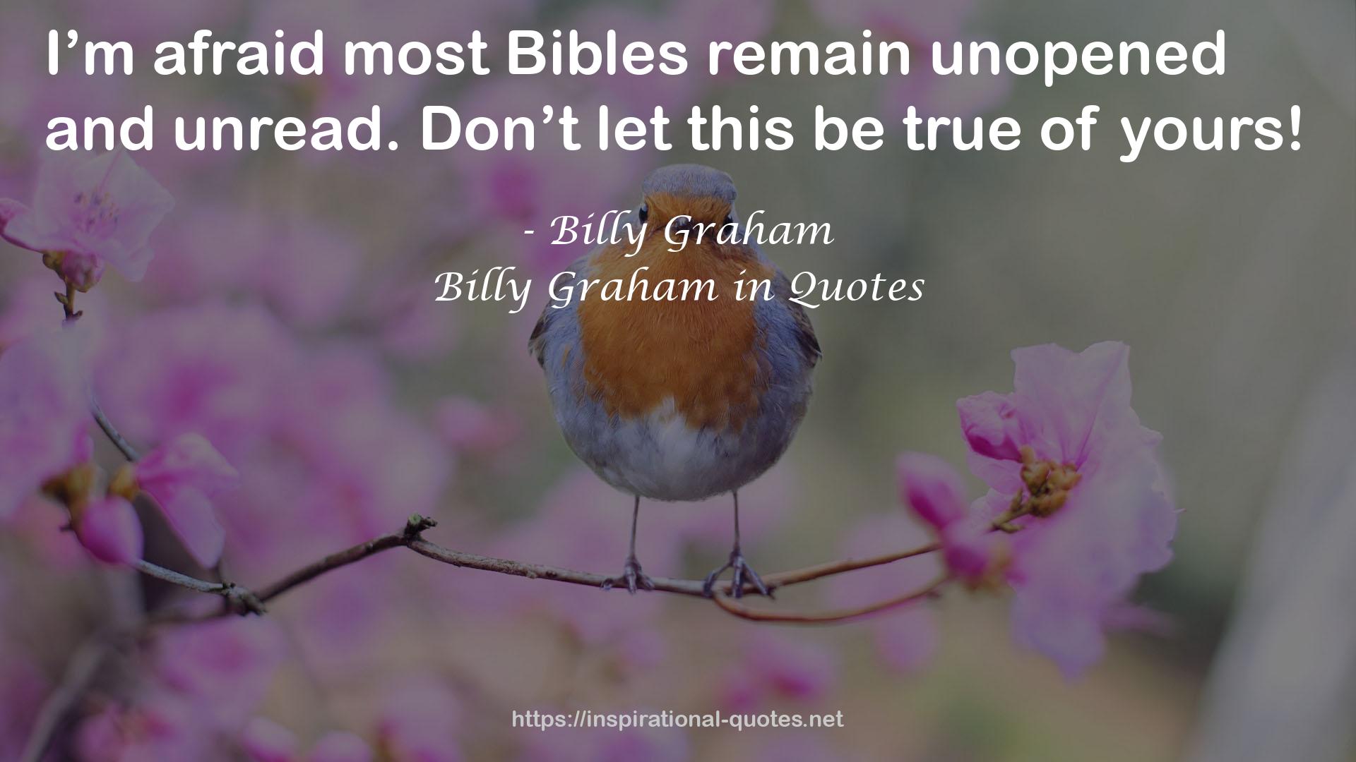 most Bibles  QUOTES