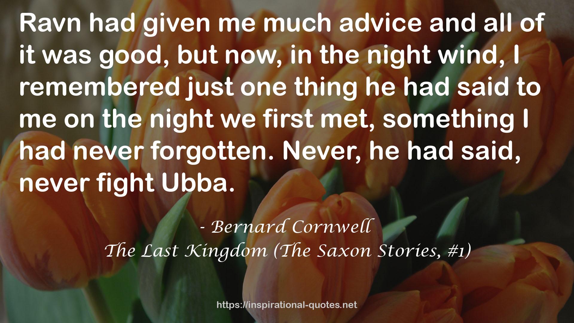 The Last Kingdom (The Saxon Stories, #1) QUOTES