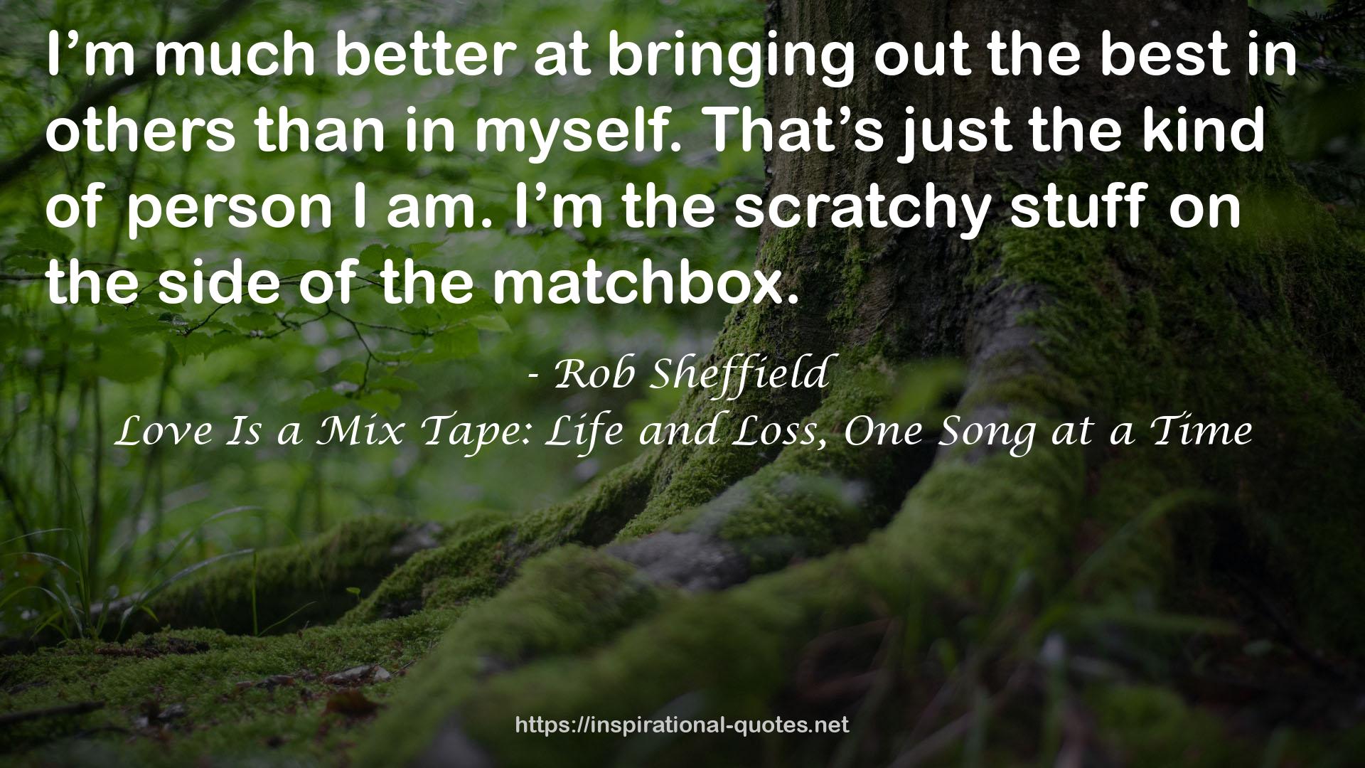 Love Is a Mix Tape: Life and Loss, One Song at a Time QUOTES