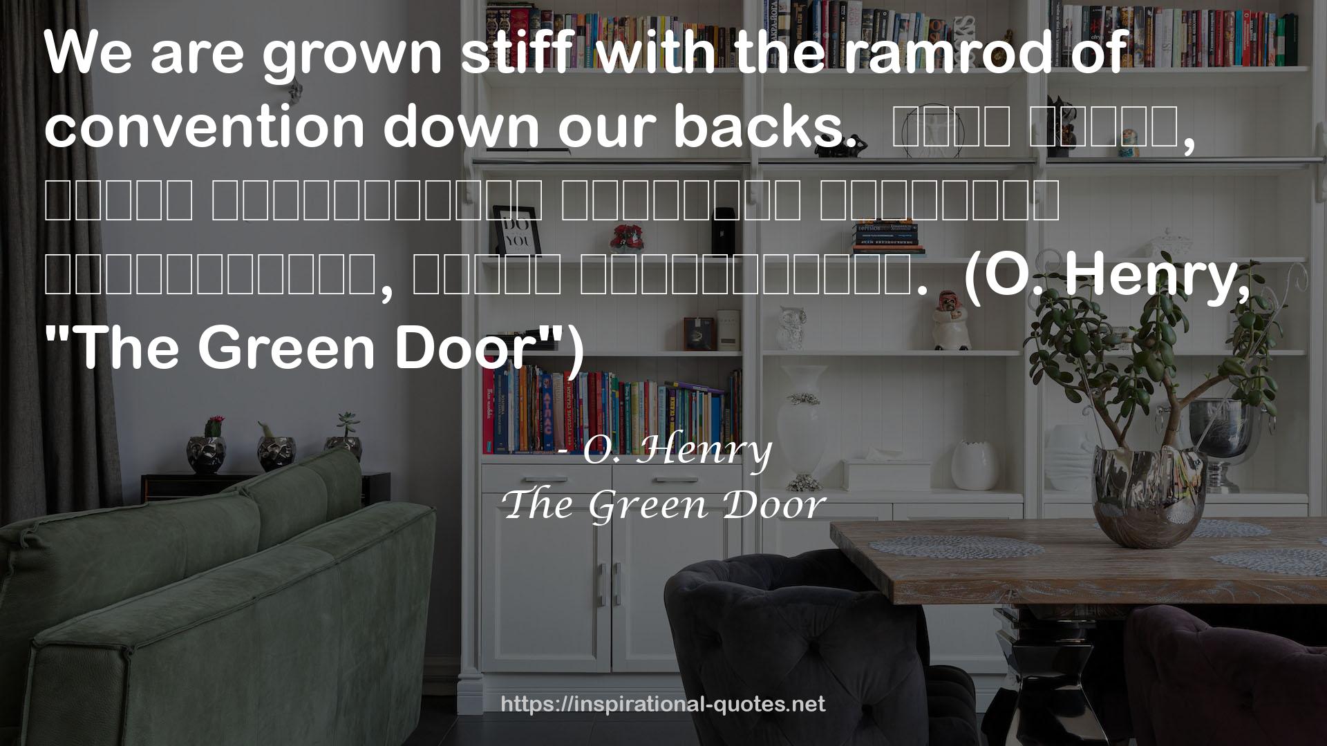 The Green Door QUOTES