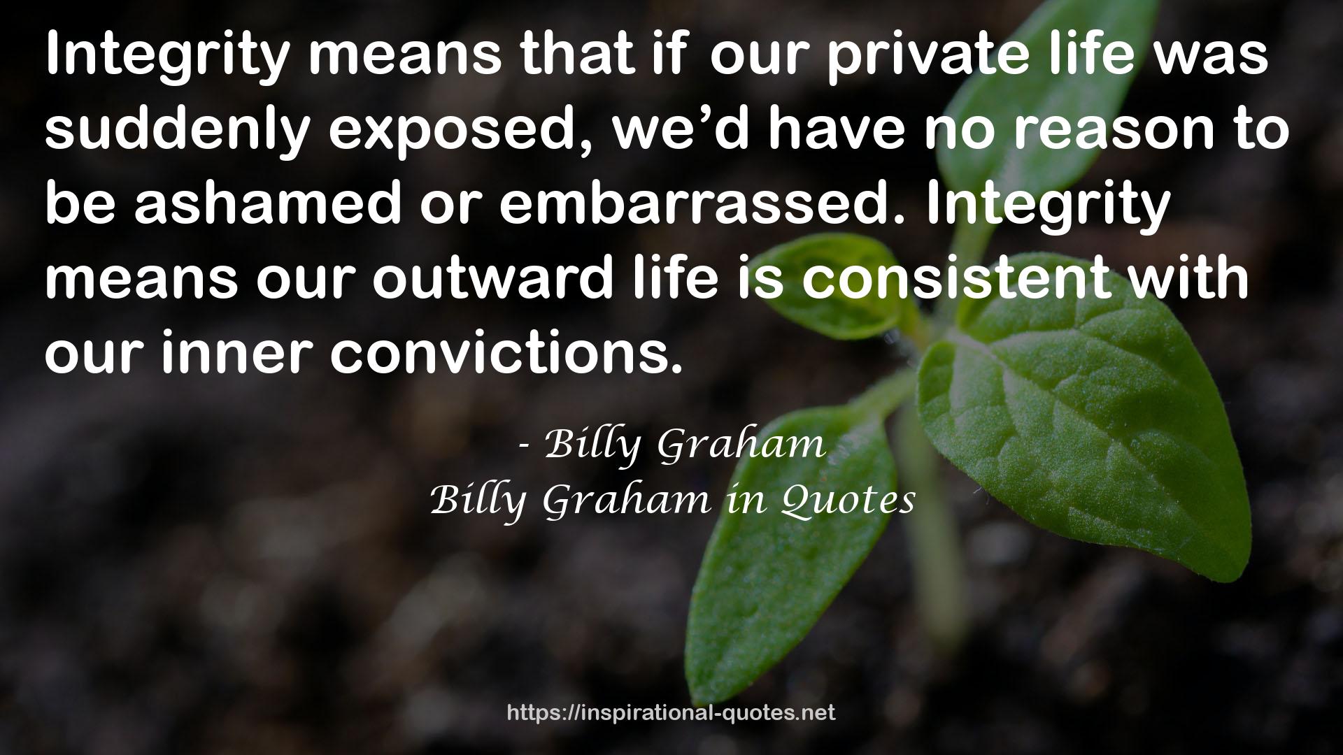 our outward life  QUOTES