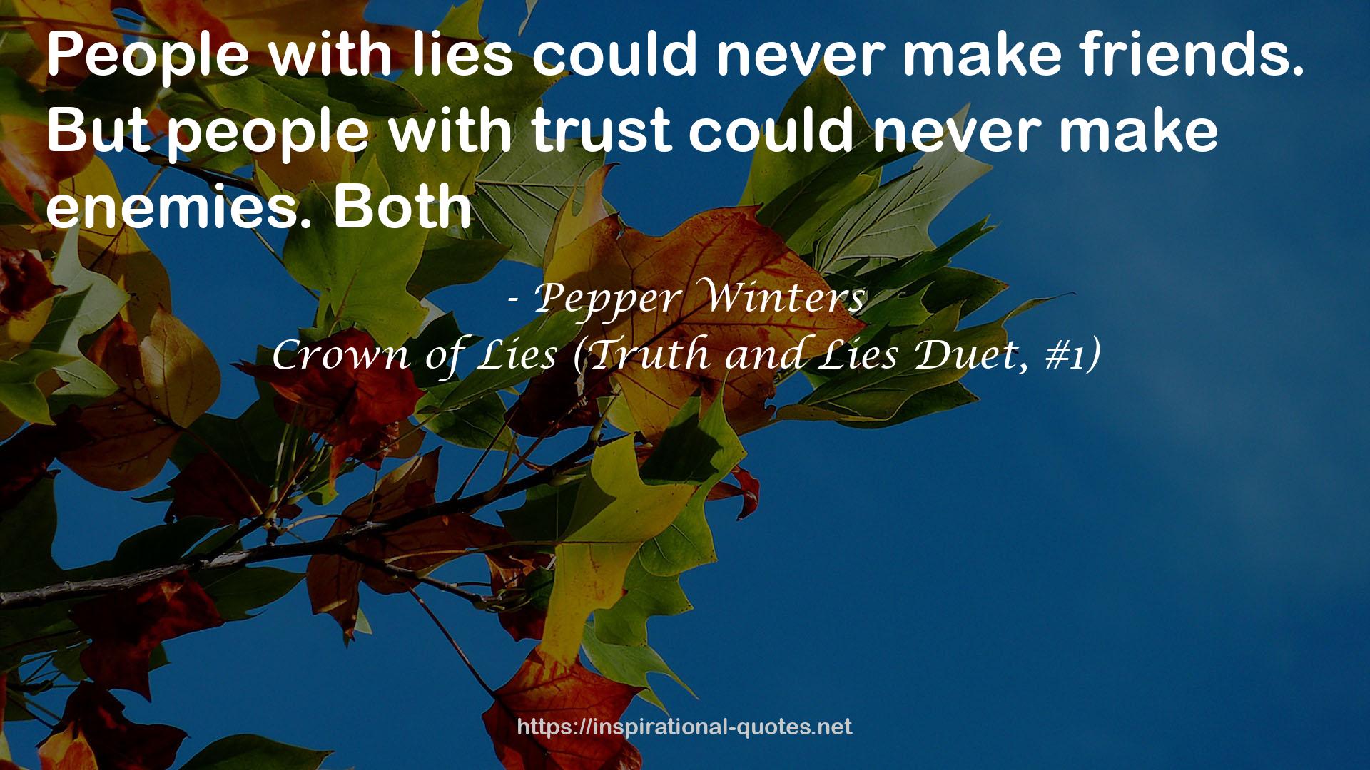 Crown of Lies (Truth and Lies Duet, #1) QUOTES