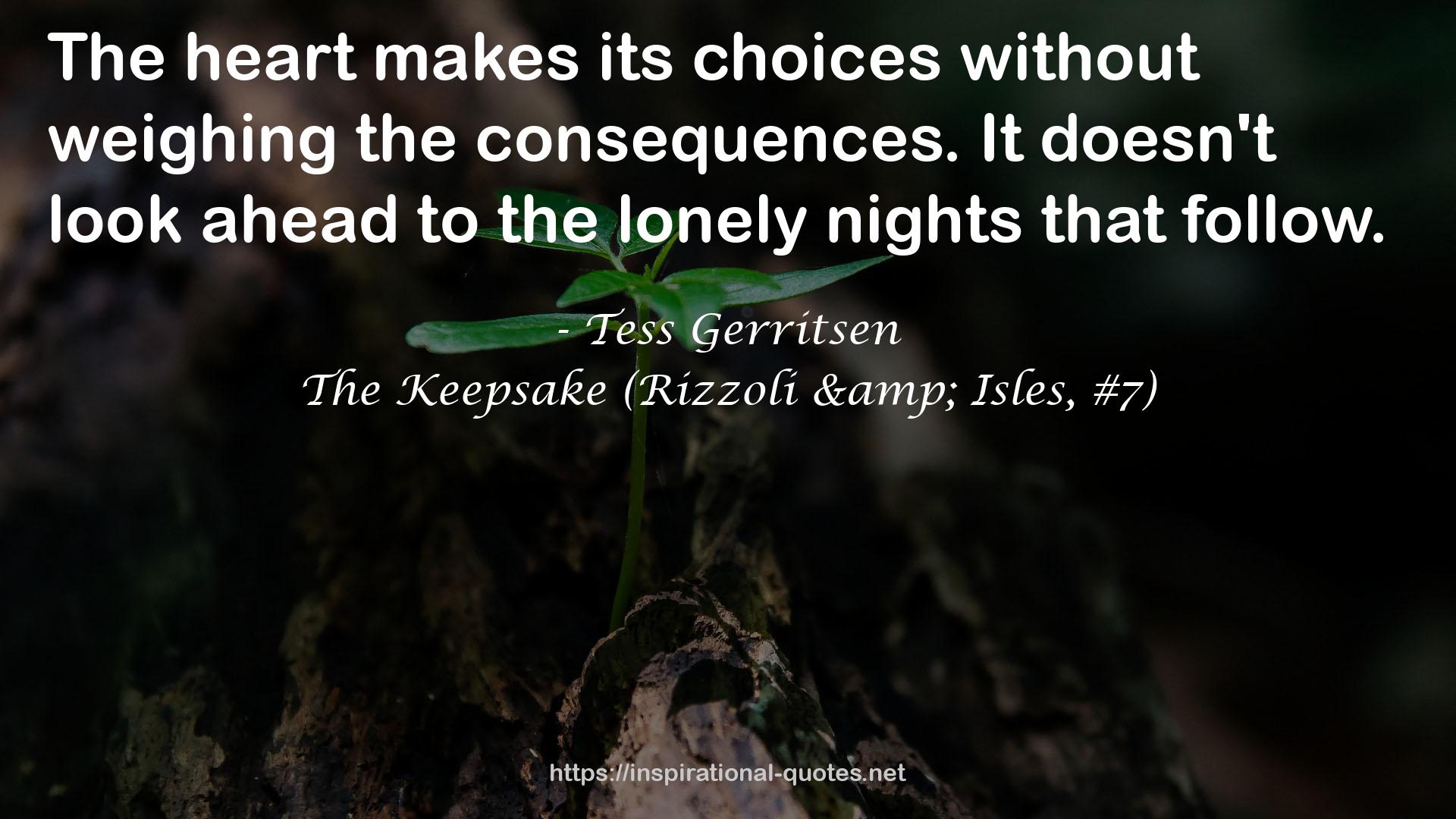 Tess Gerritsen QUOTES