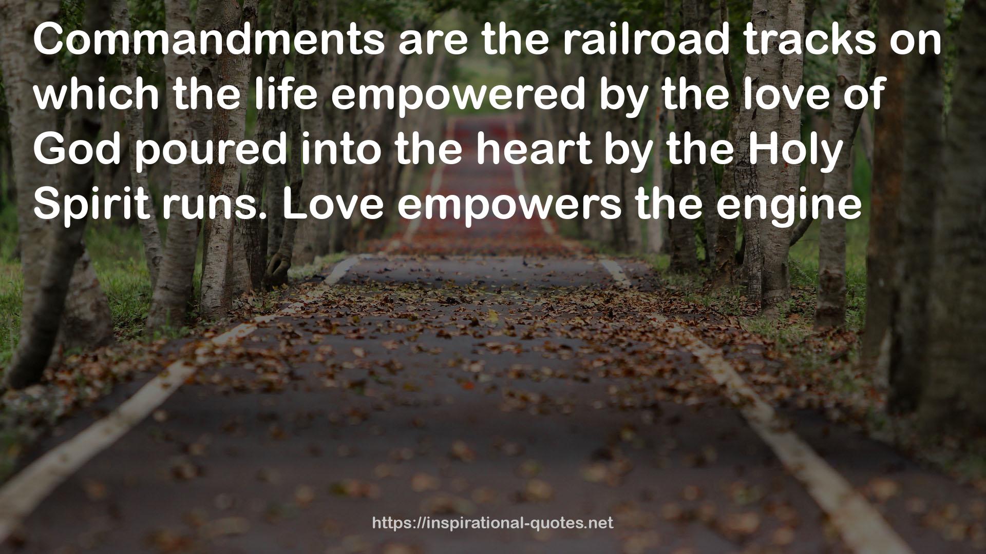 the railroad tracks  QUOTES