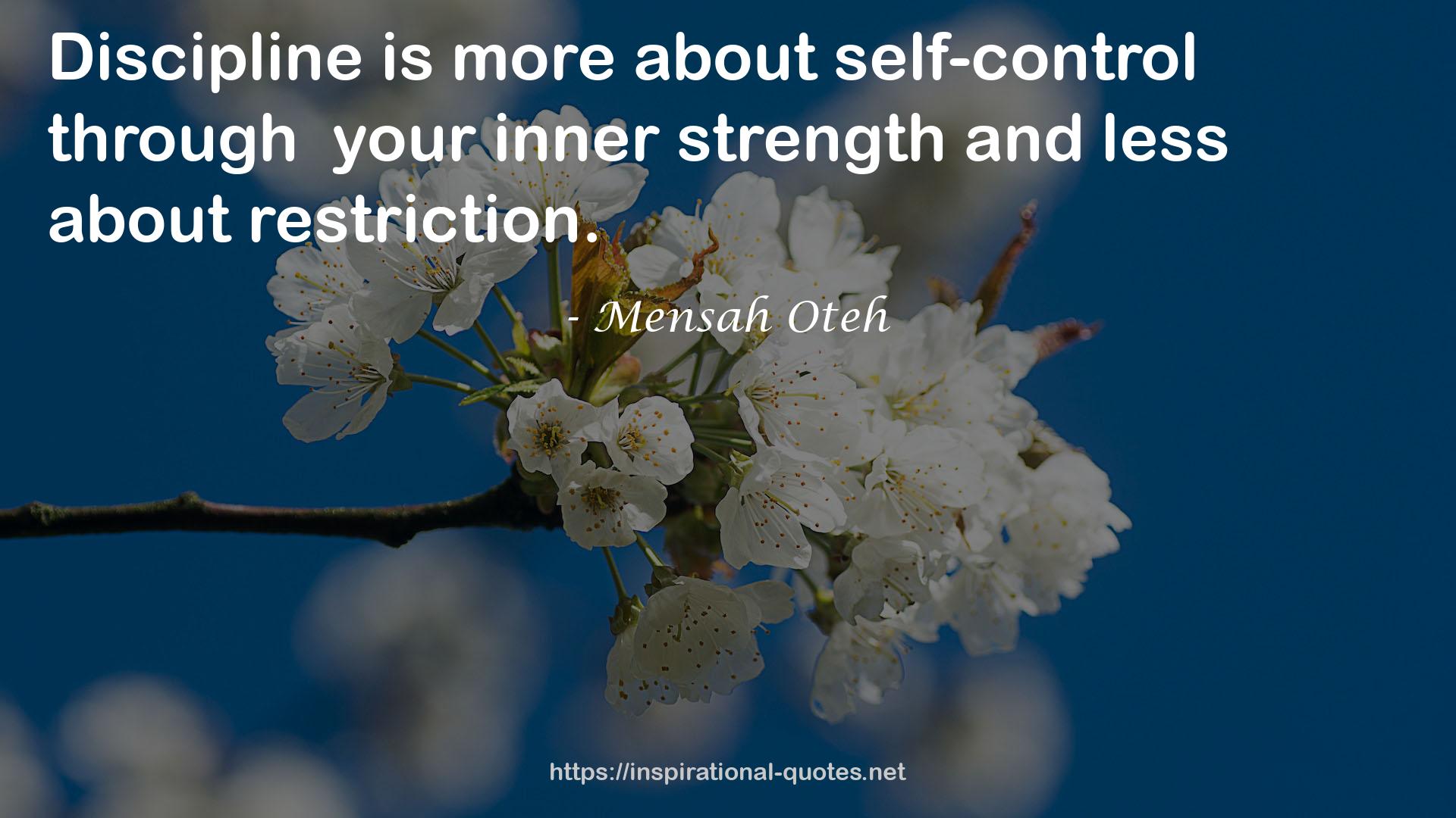 self-control  QUOTES