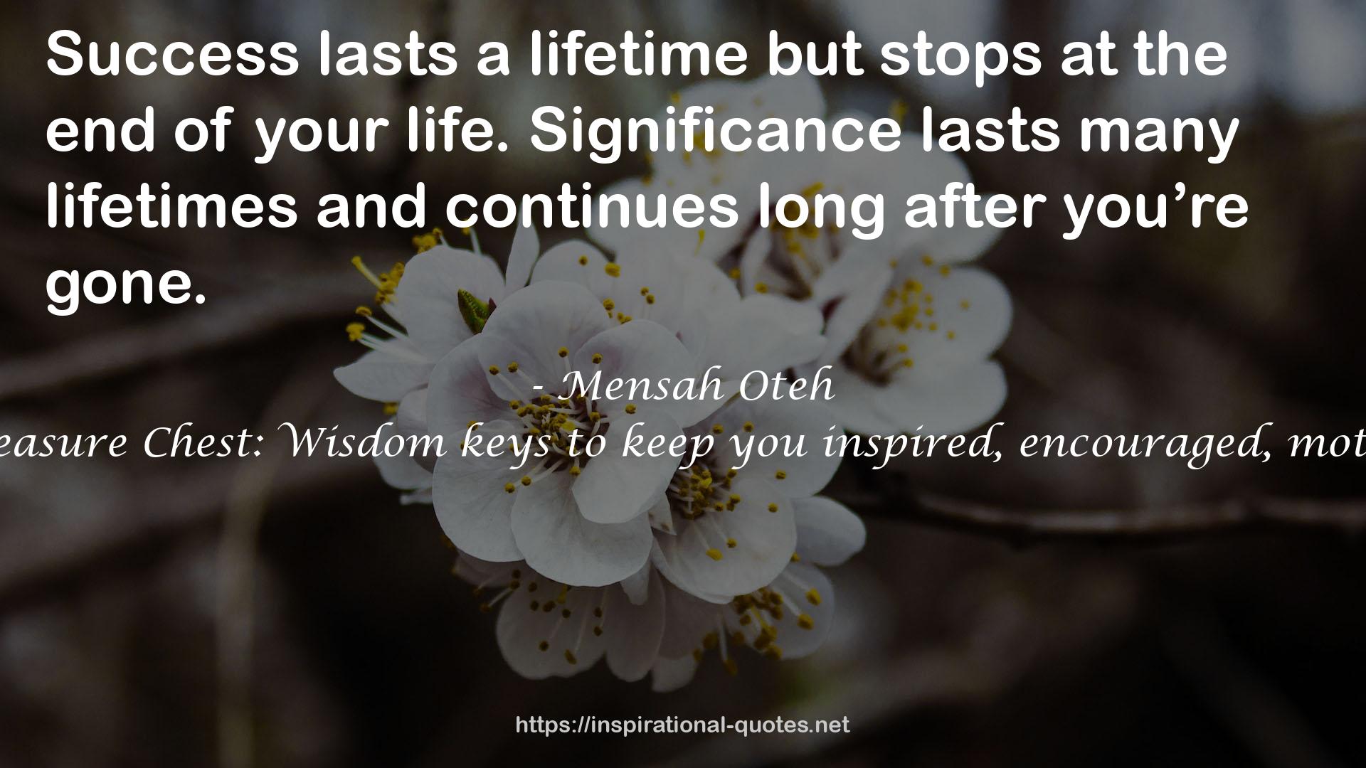 many lifetimes  QUOTES