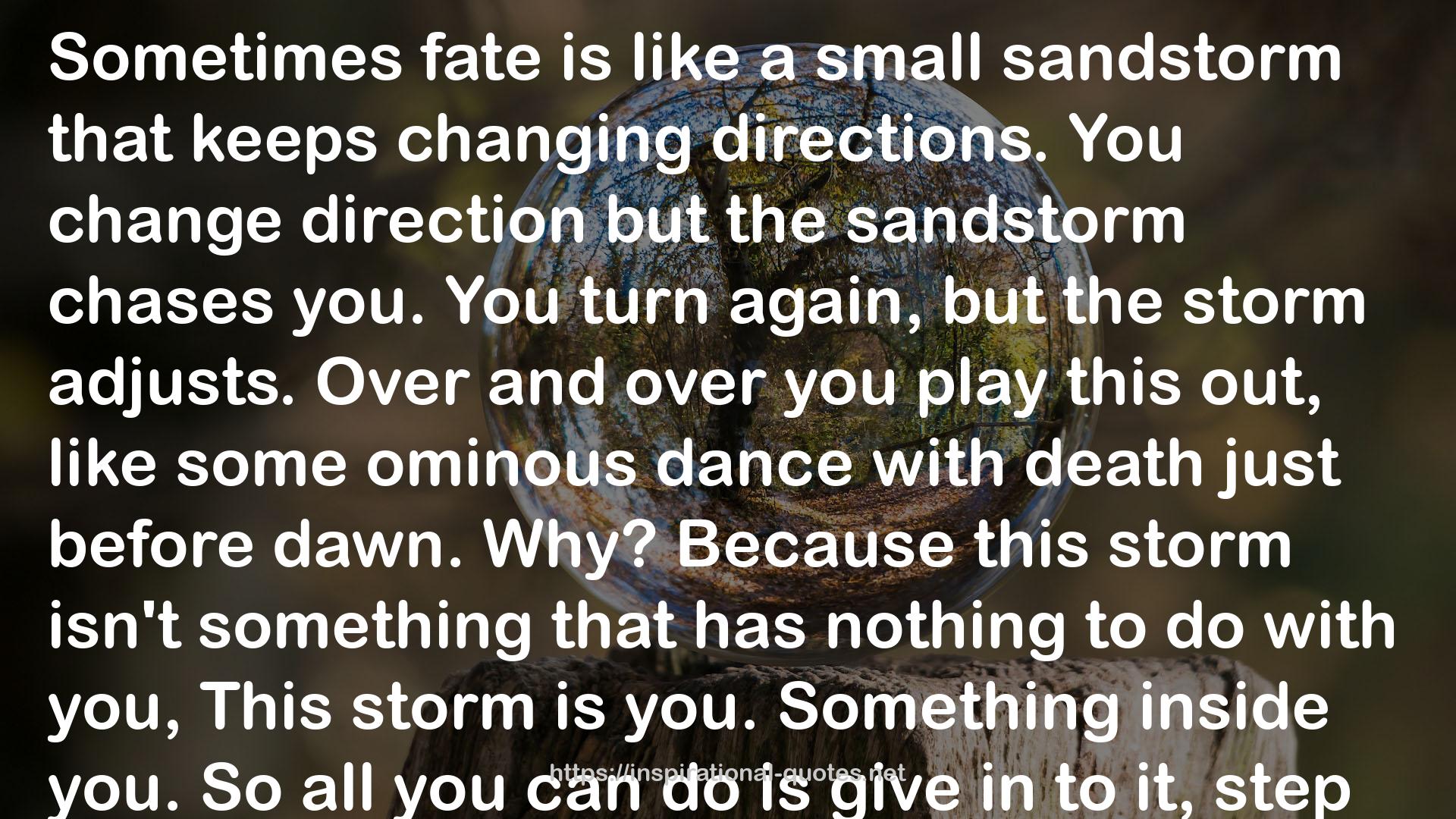 the sandstorm  QUOTES