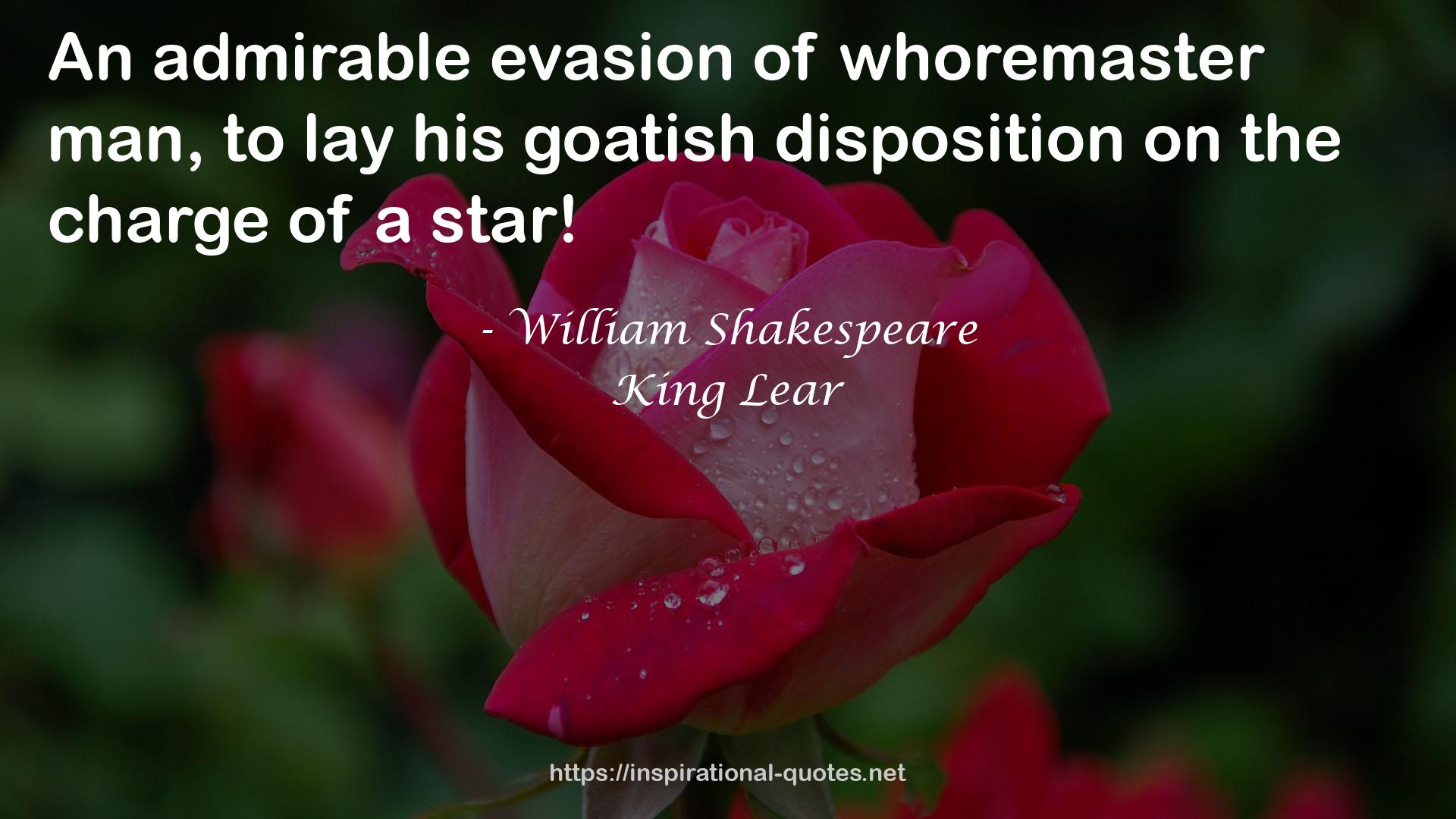 his goatish disposition  QUOTES