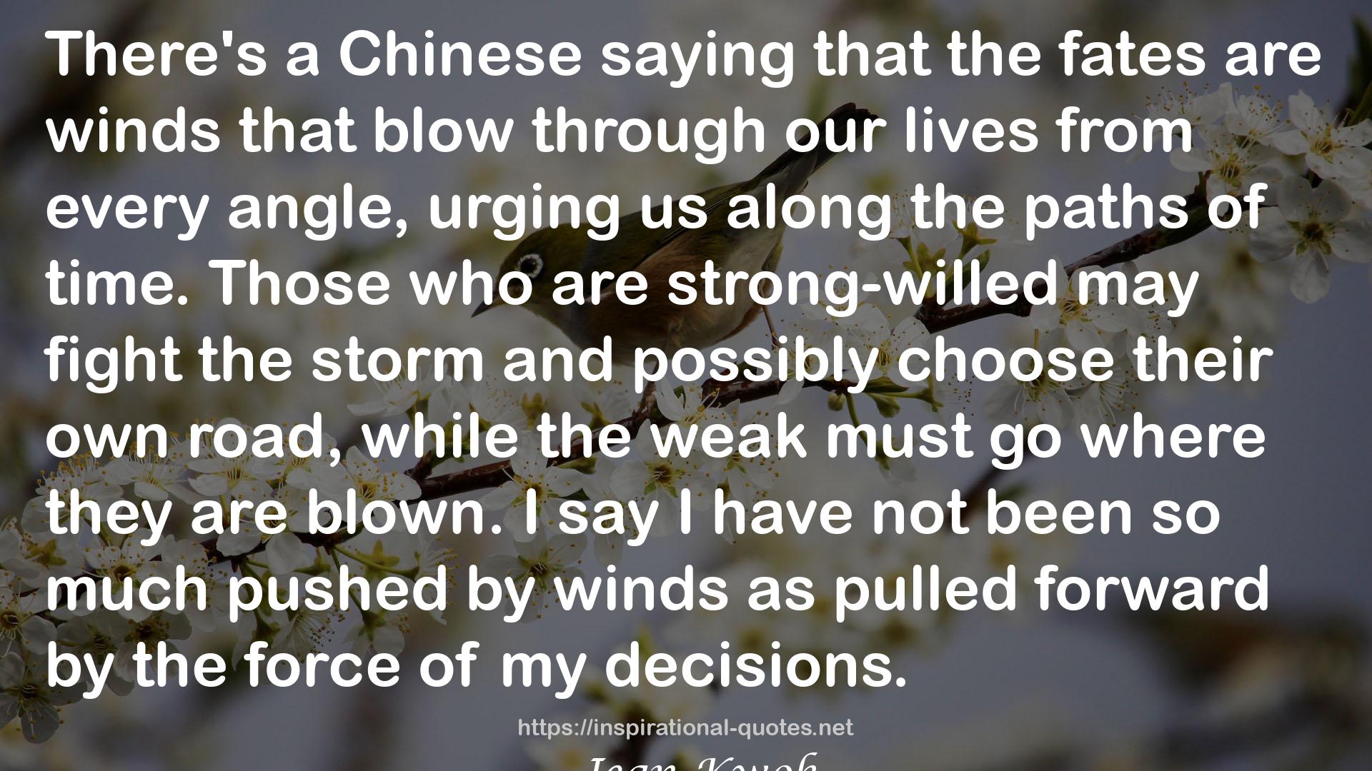 a Chinese  QUOTES