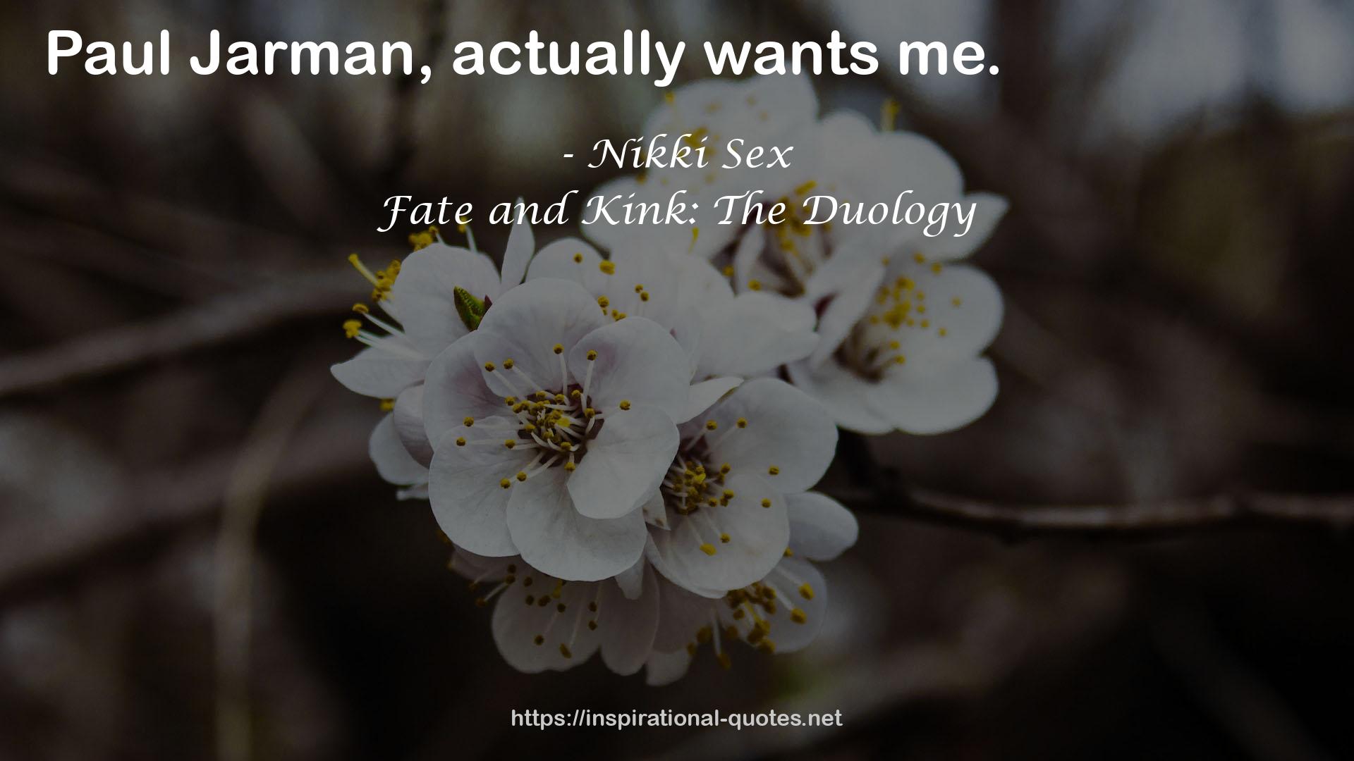 Fate and Kink: The Duology QUOTES