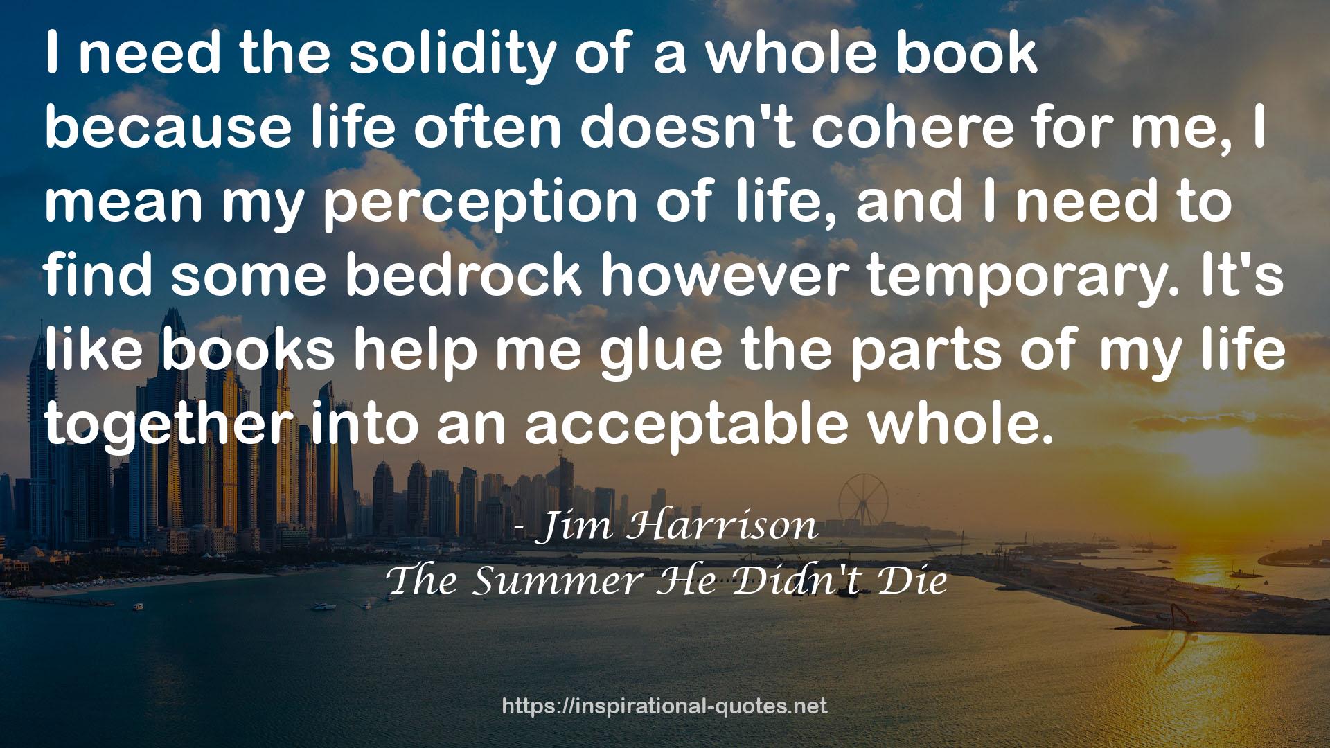 The Summer He Didn't Die QUOTES