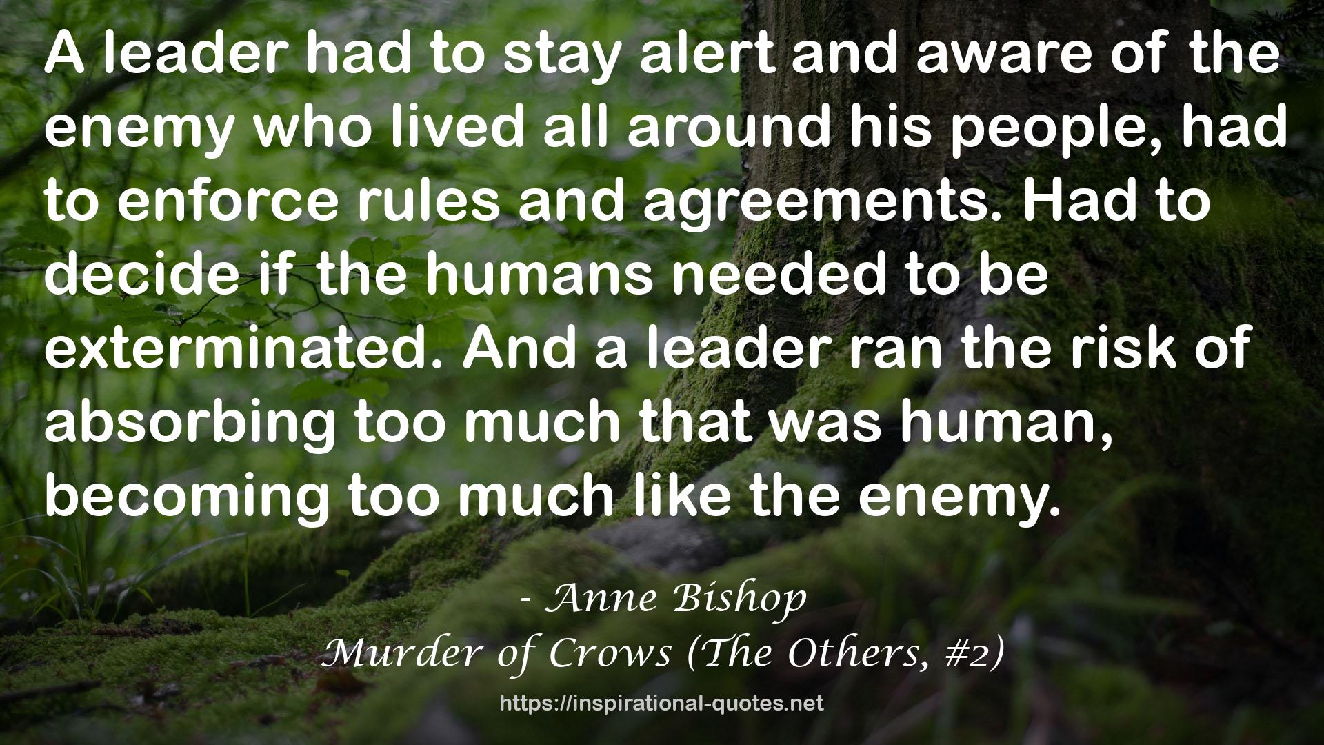 Murder of Crows (The Others, #2) QUOTES