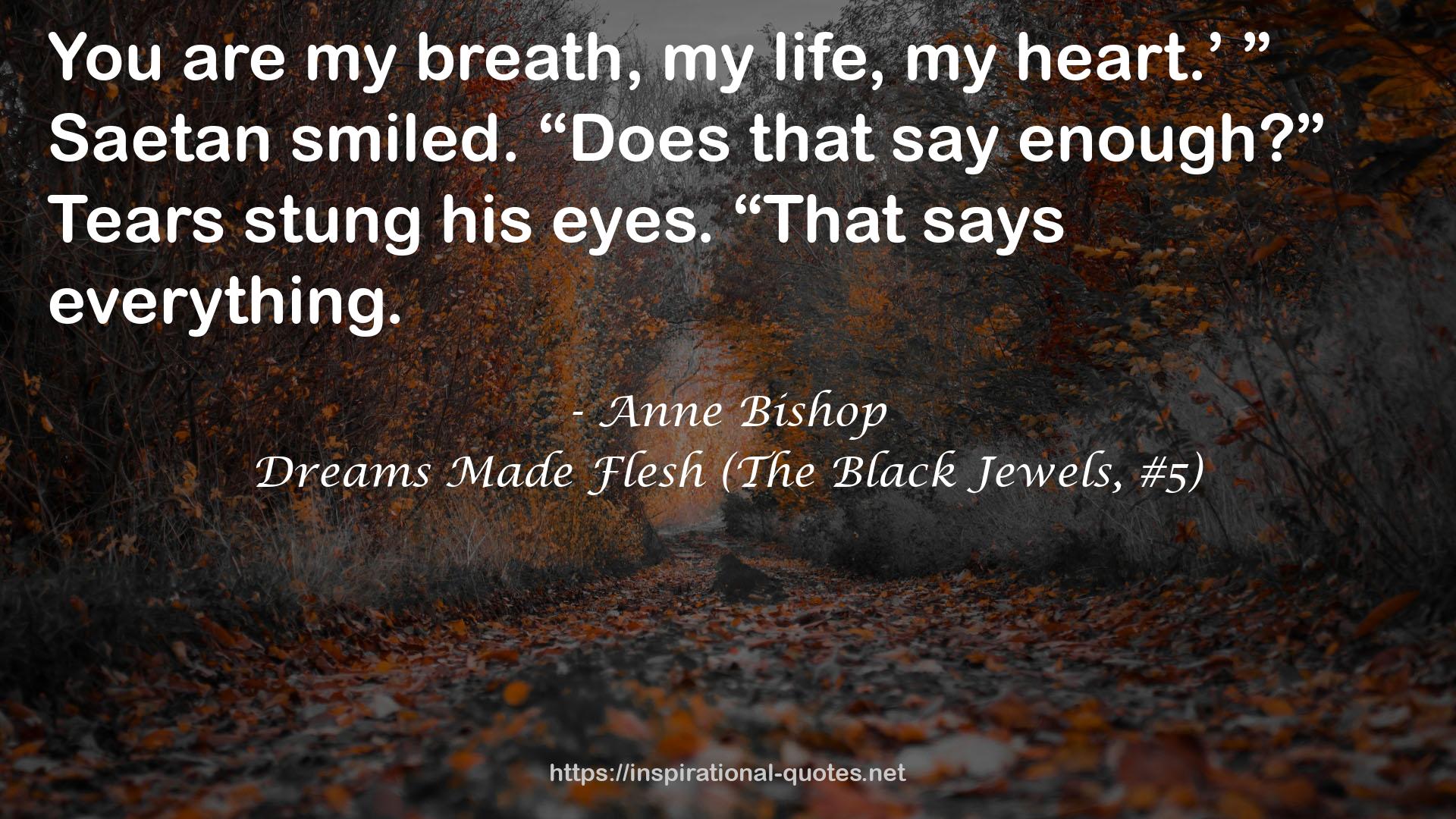 Dreams Made Flesh (The Black Jewels, #5) QUOTES