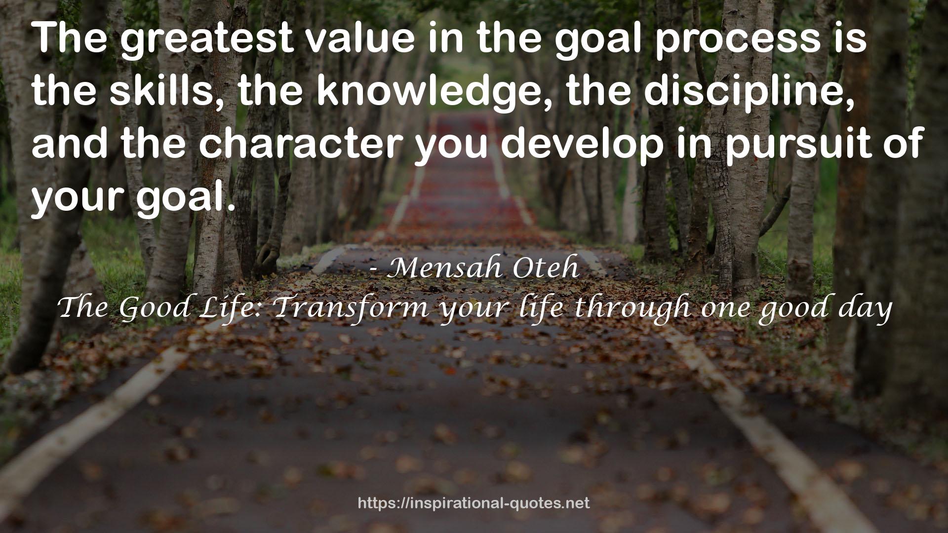 the goal process  QUOTES