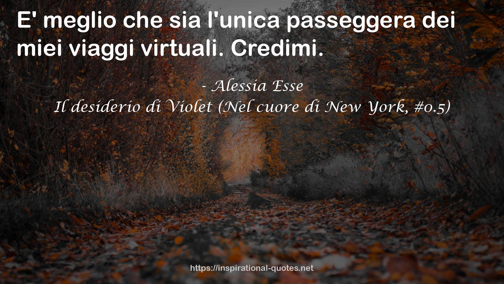 Il desiderio di Violet (Nel cuore di New York, #0.5) QUOTES