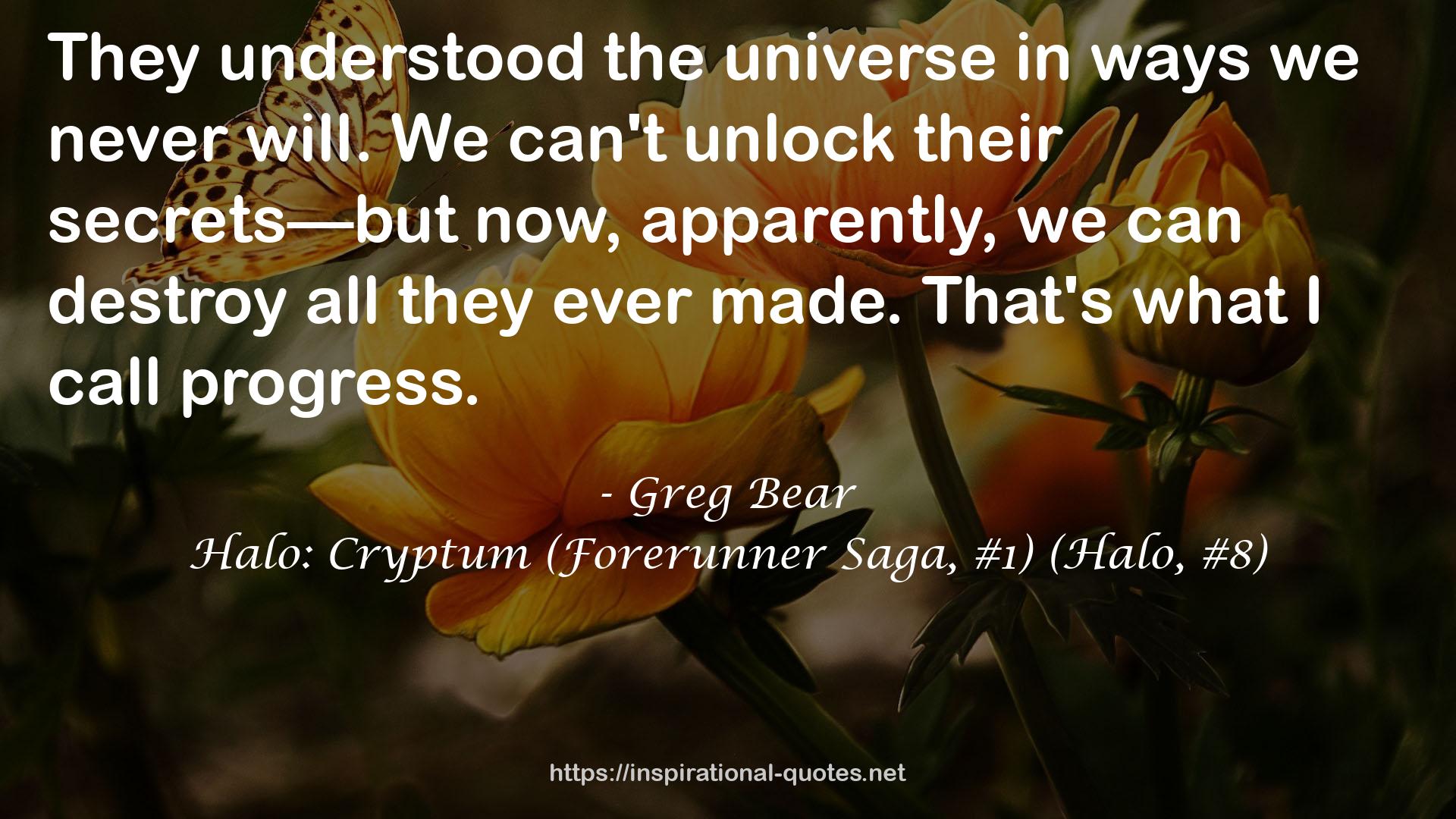 Halo: Cryptum (Forerunner Saga, #1) (Halo, #8) QUOTES