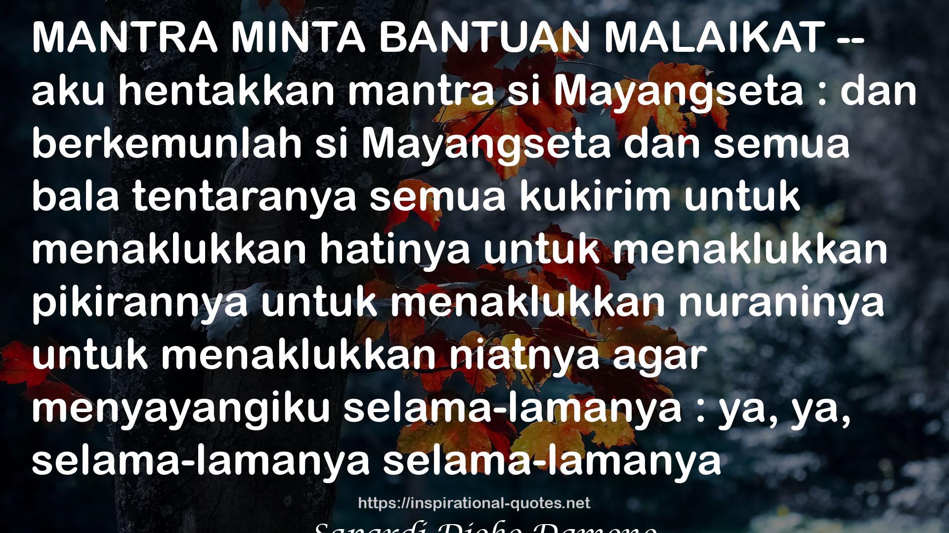 Mantra Orang Jawa QUOTES