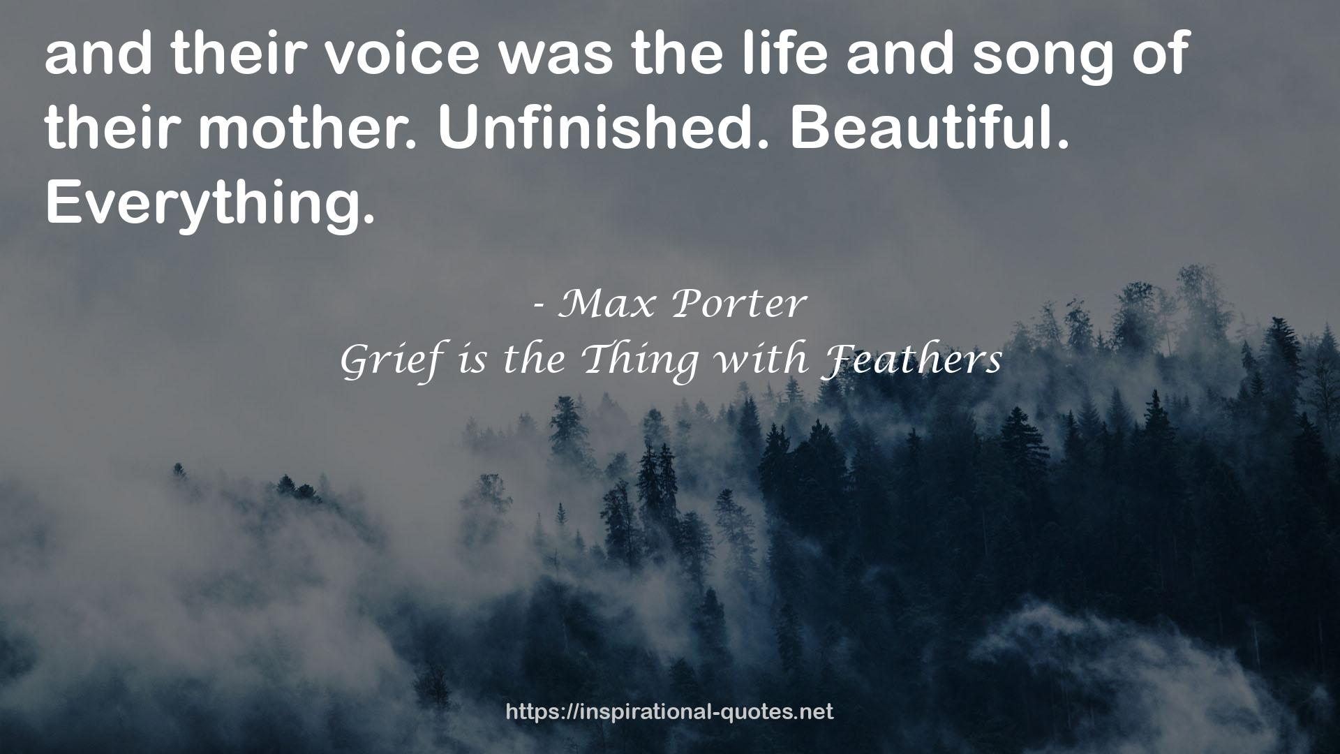 Max Porter QUOTES