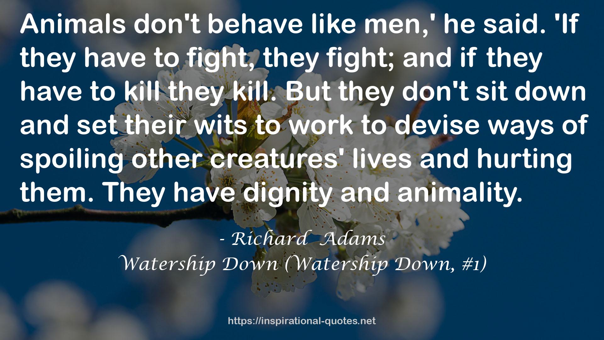 other creatures' lives  QUOTES
