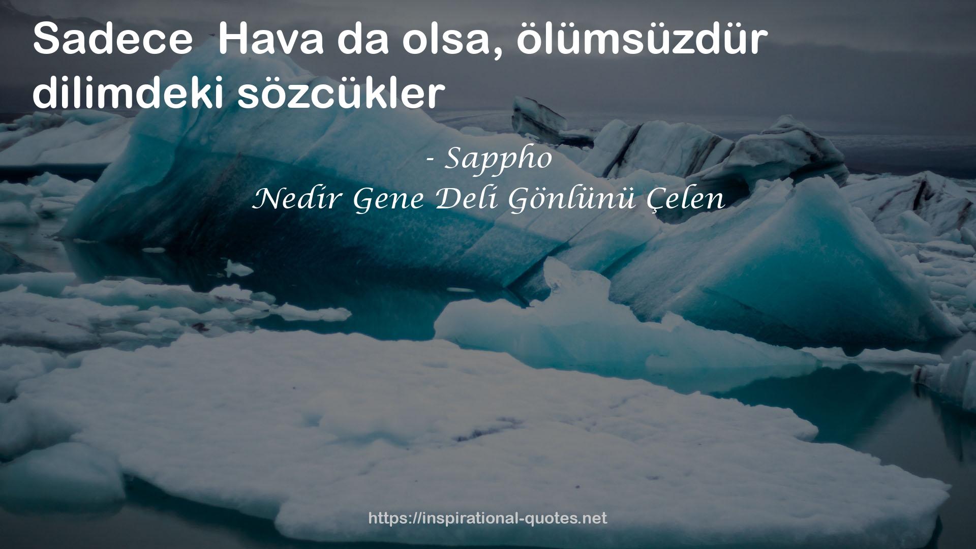 Nedir Gene Deli Gönlünü Çelen QUOTES