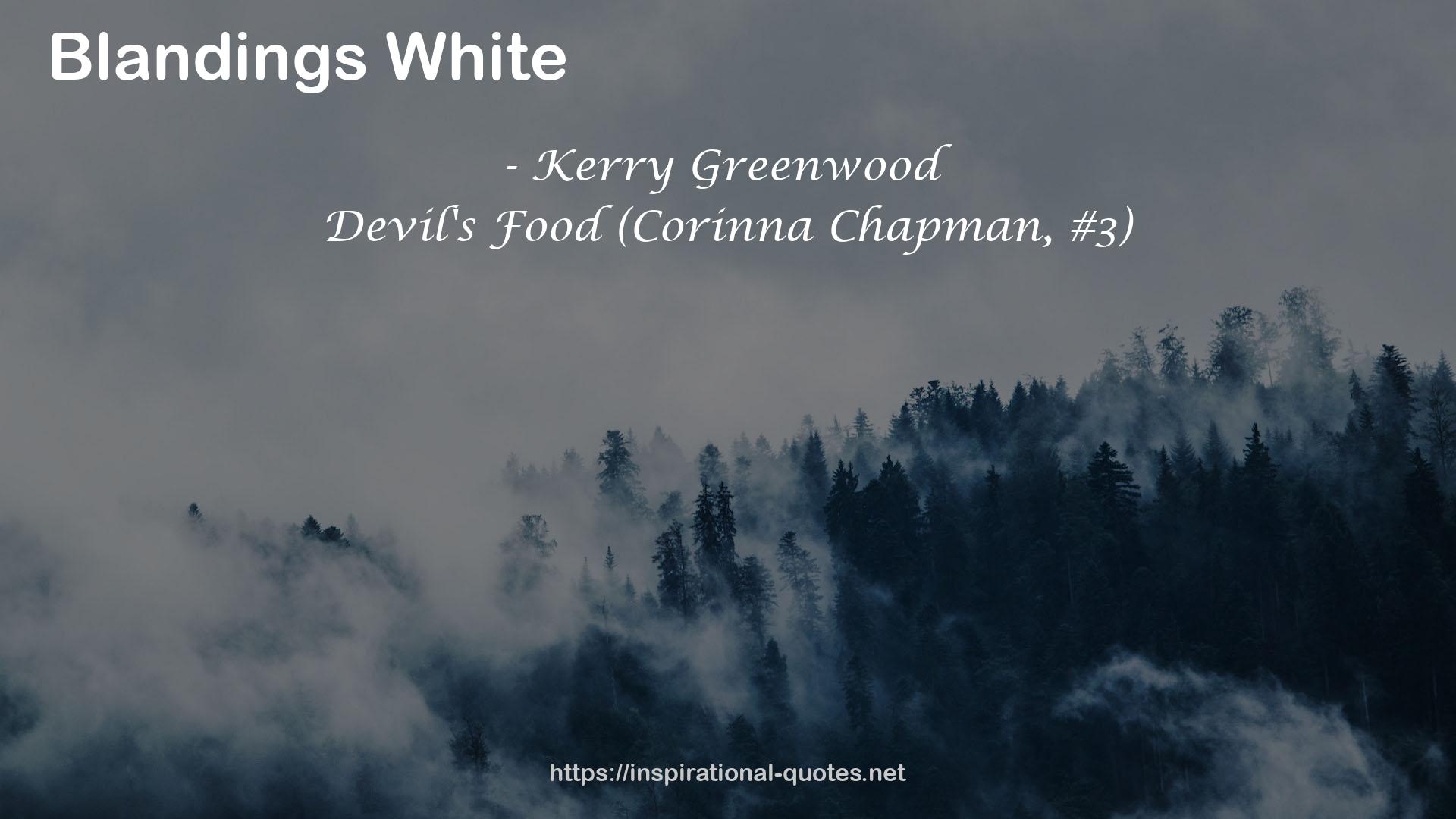 Devil's Food (Corinna Chapman, #3) QUOTES