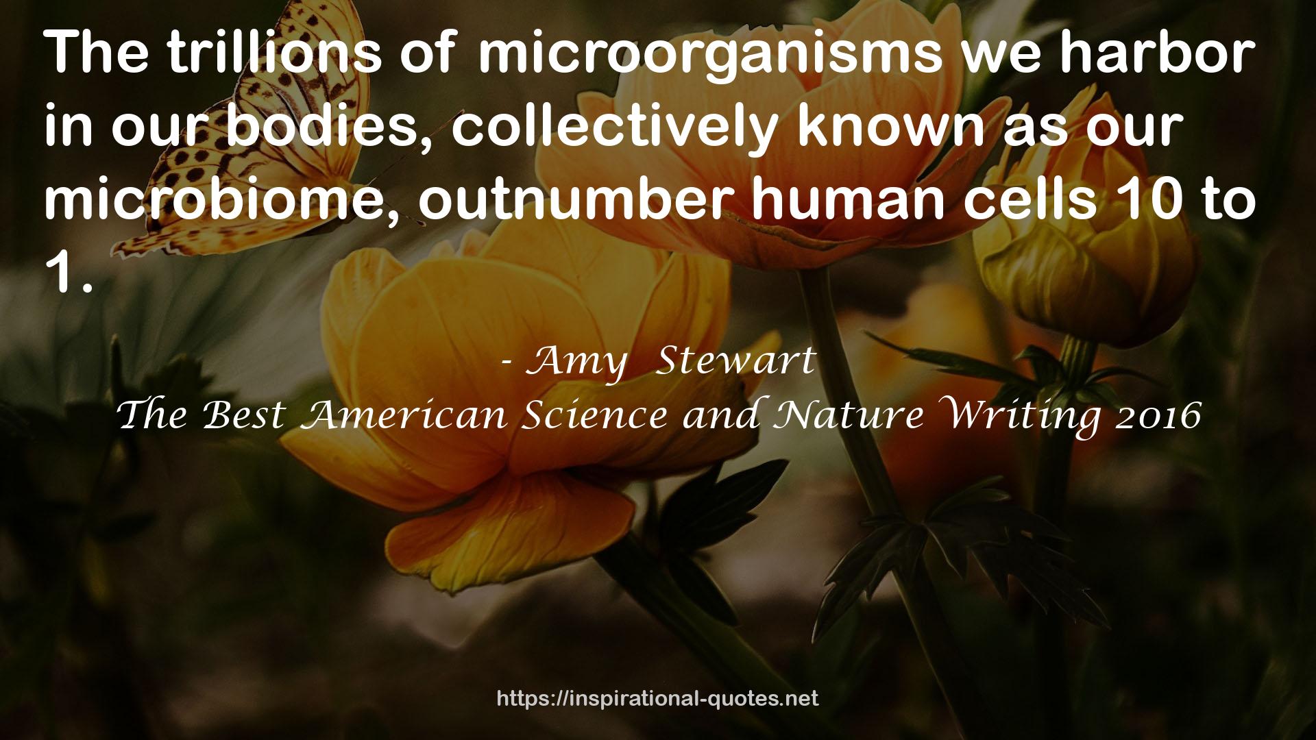 The Best American Science and Nature Writing 2016 QUOTES