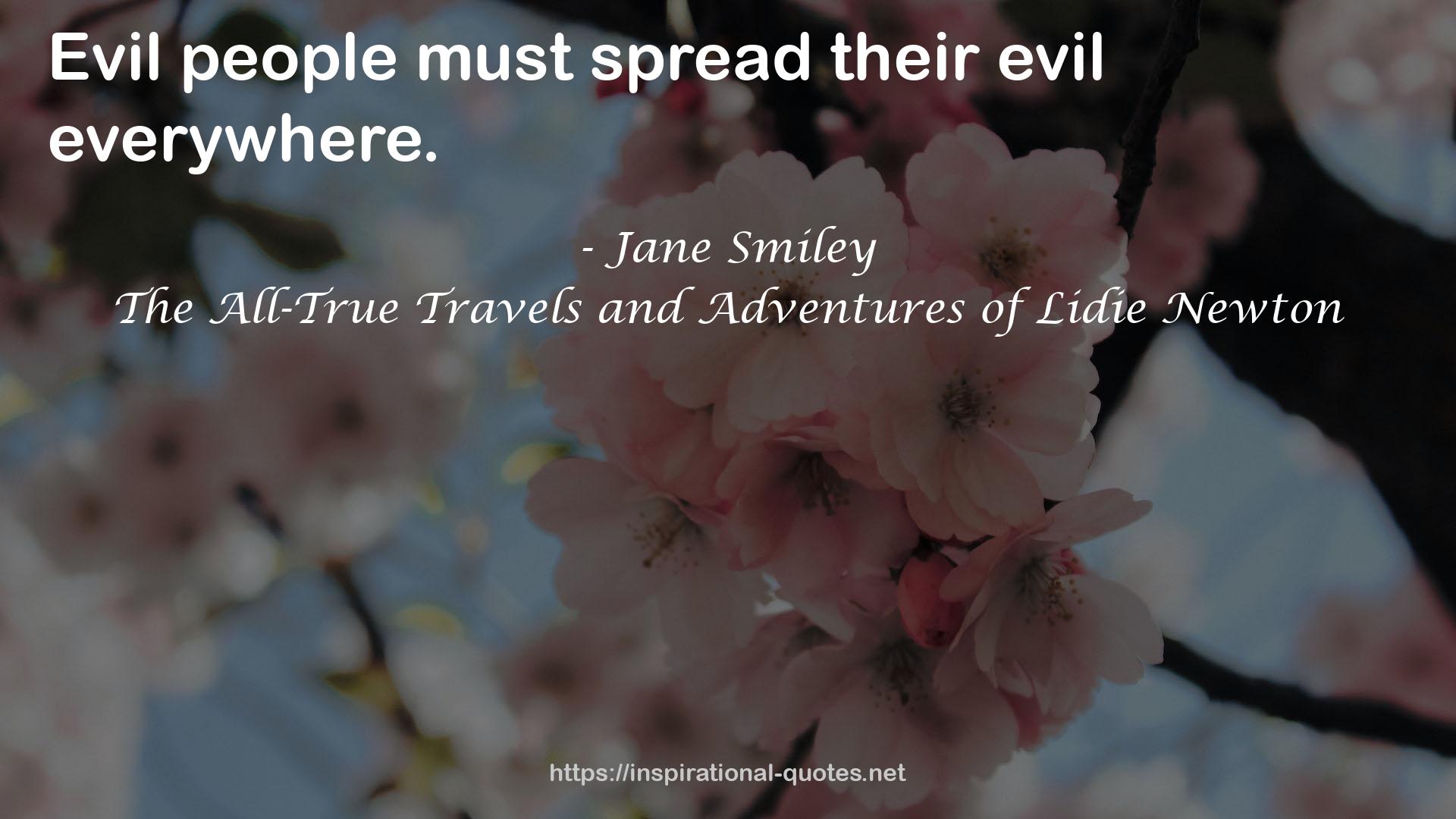 The All-True Travels and Adventures of Lidie Newton QUOTES
