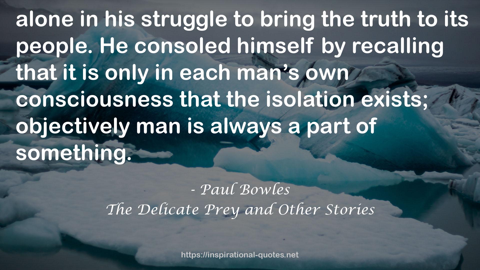 The Delicate Prey and Other Stories QUOTES