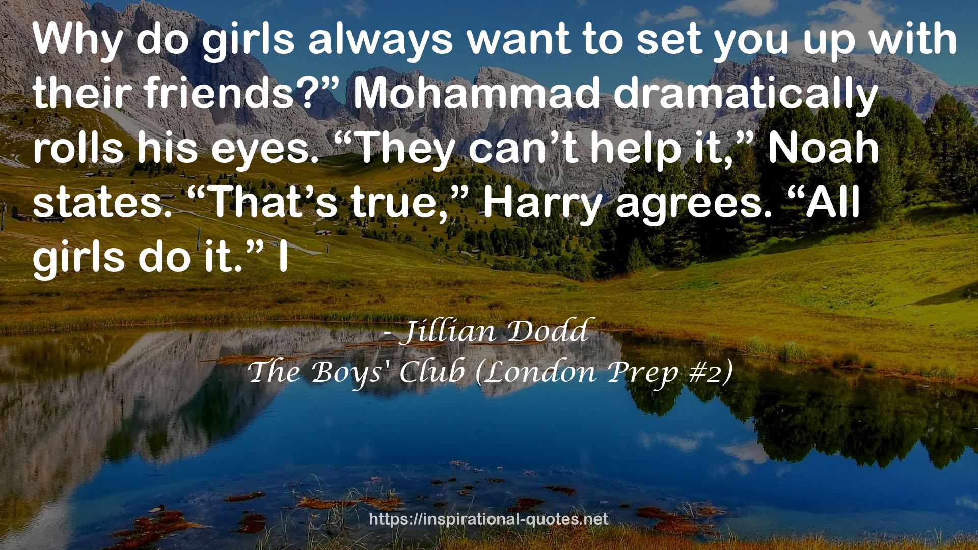 The Boys' Club (London Prep #2) QUOTES