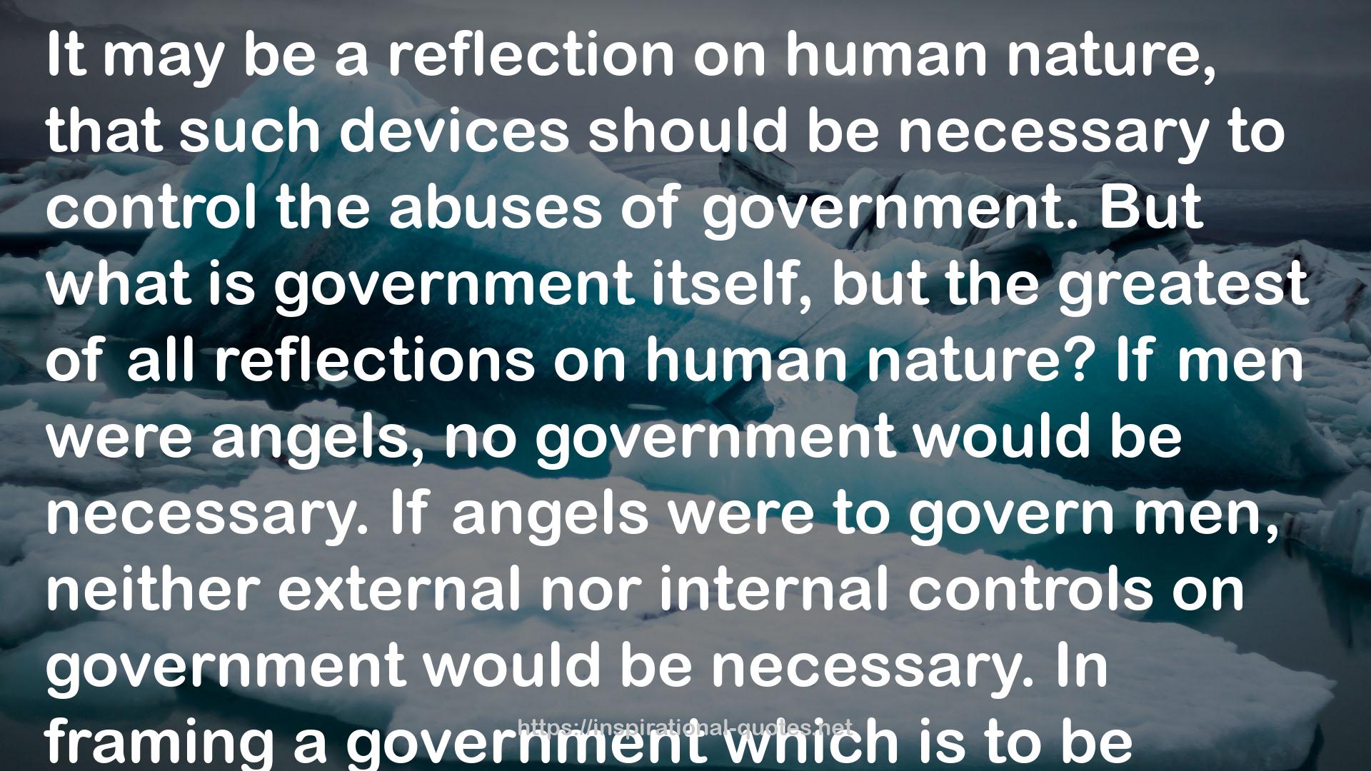 neither external nor internal controls  QUOTES